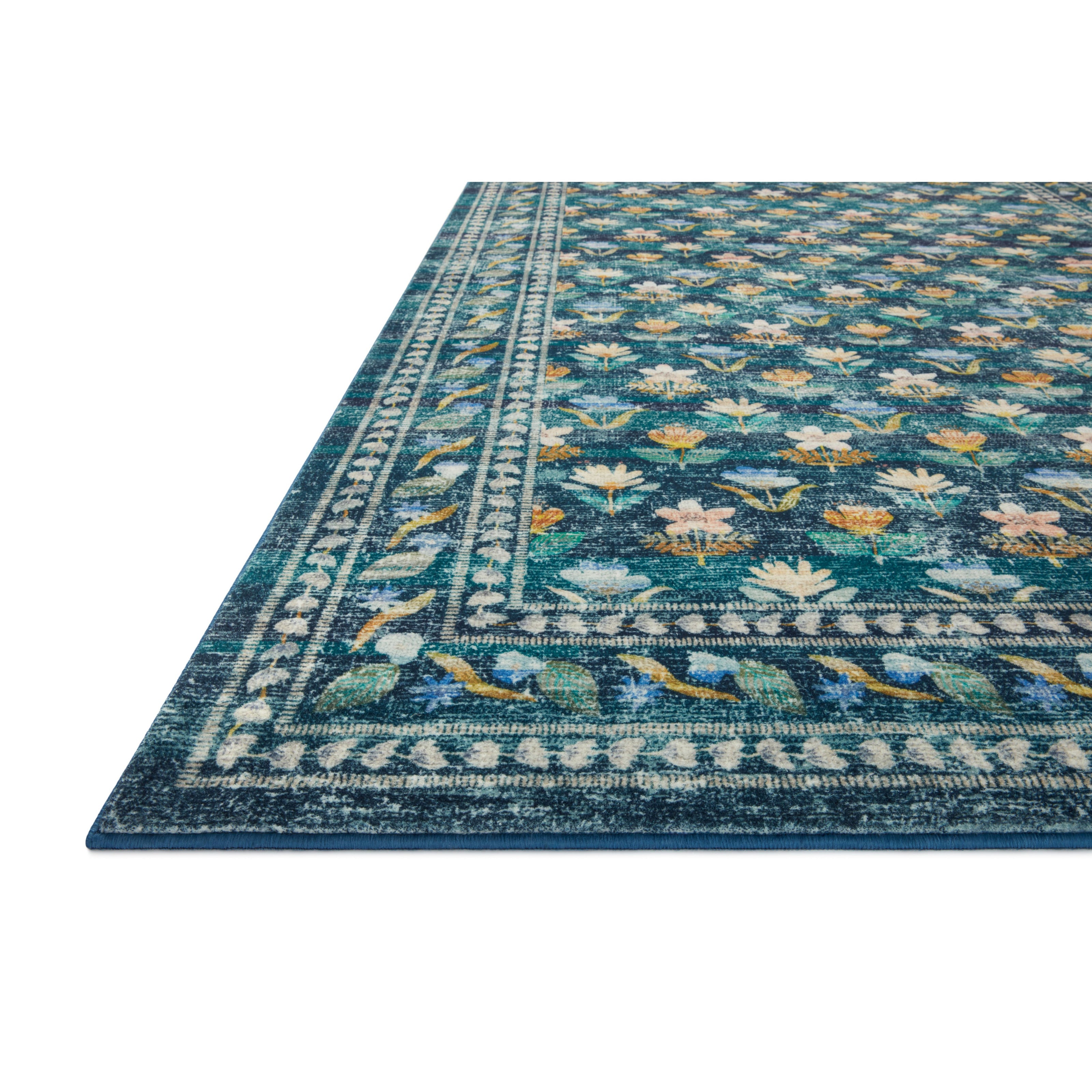 Rifle Paper Courtyard COU-05 Rug Emerald