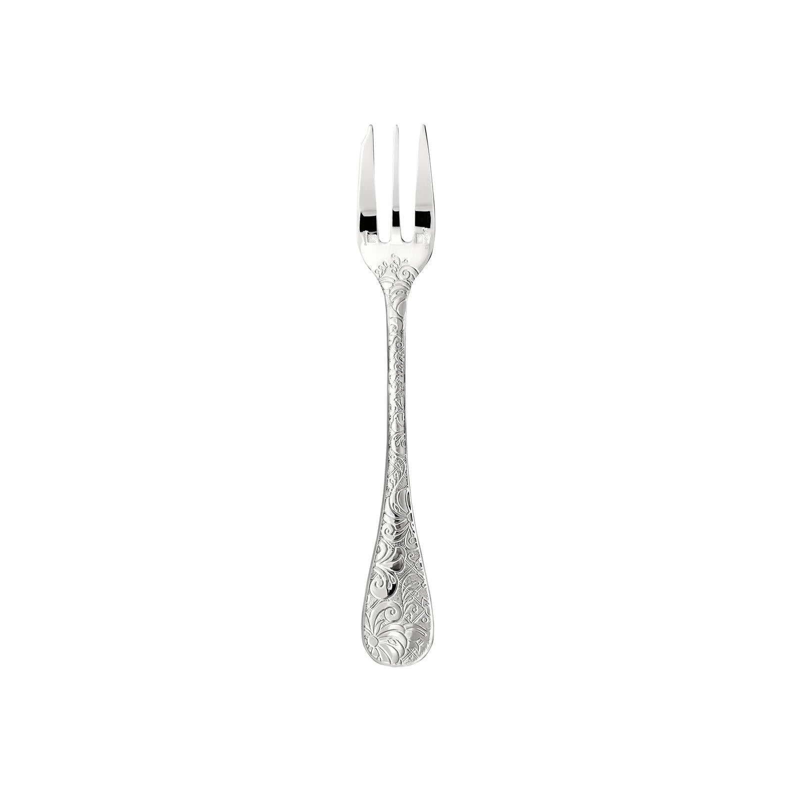 Christofle Jardin d'Eden Silver Plated Cake Fork