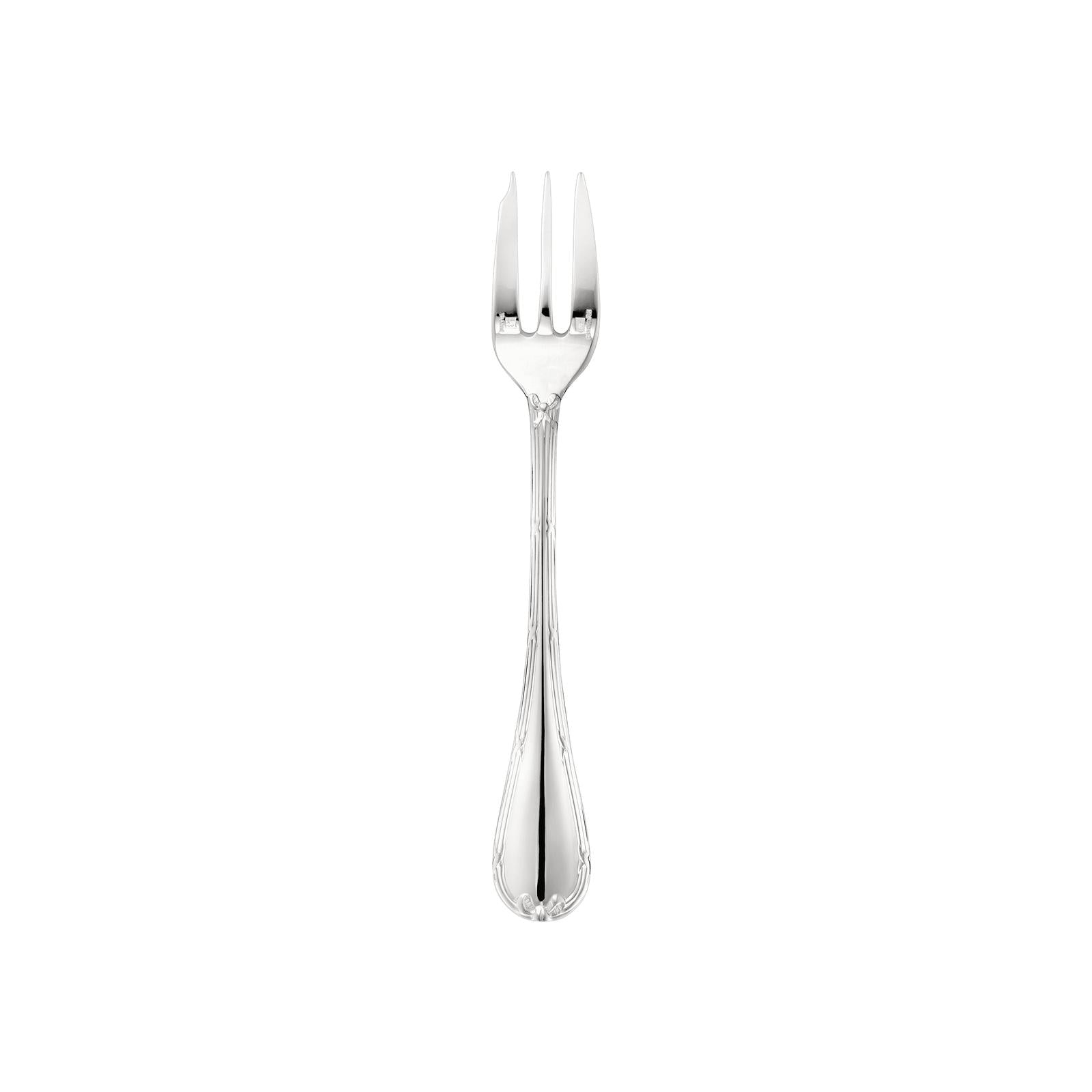 Christofle Rubans Silver Plated Cake Fork