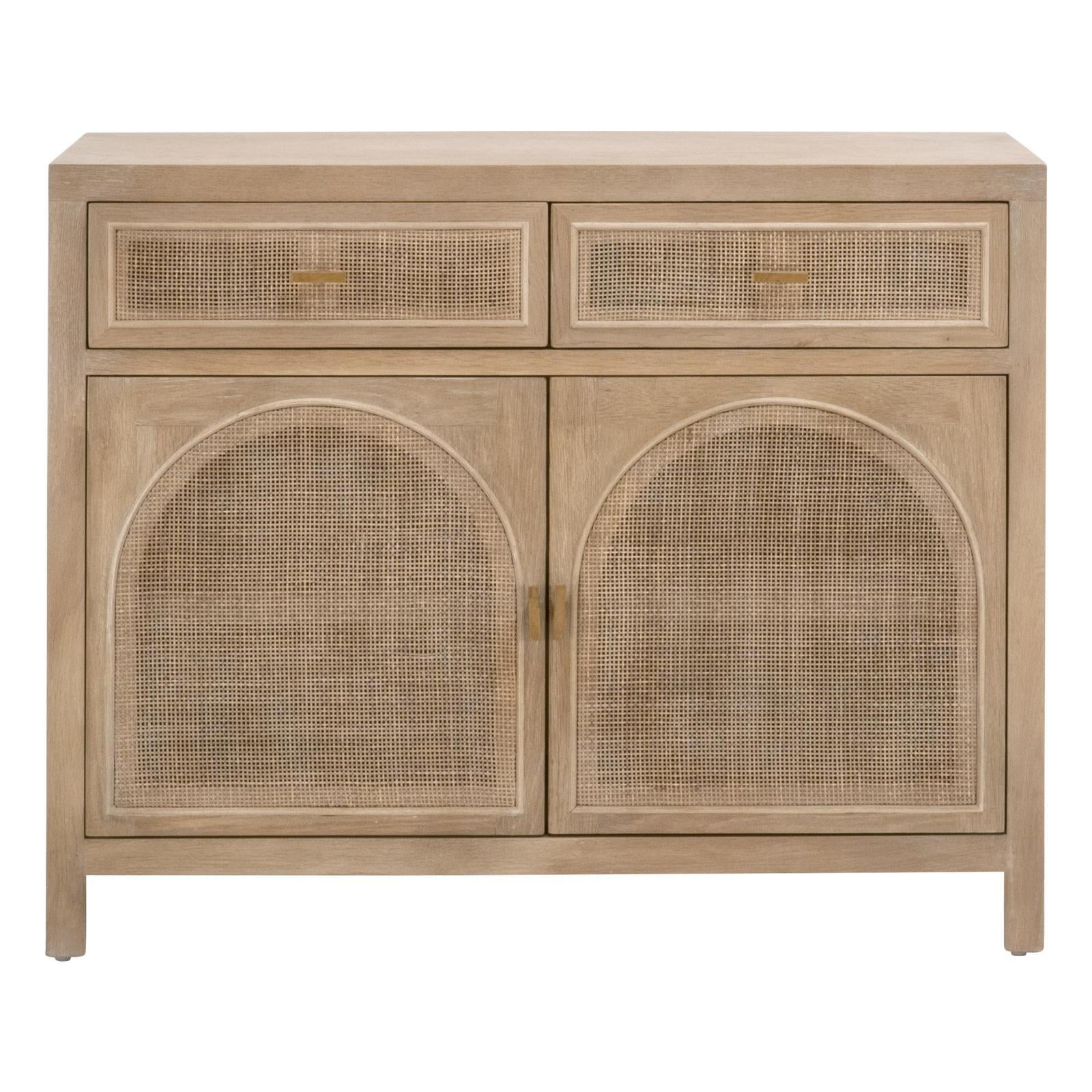 Essentials For Living Cane Media Cabinet