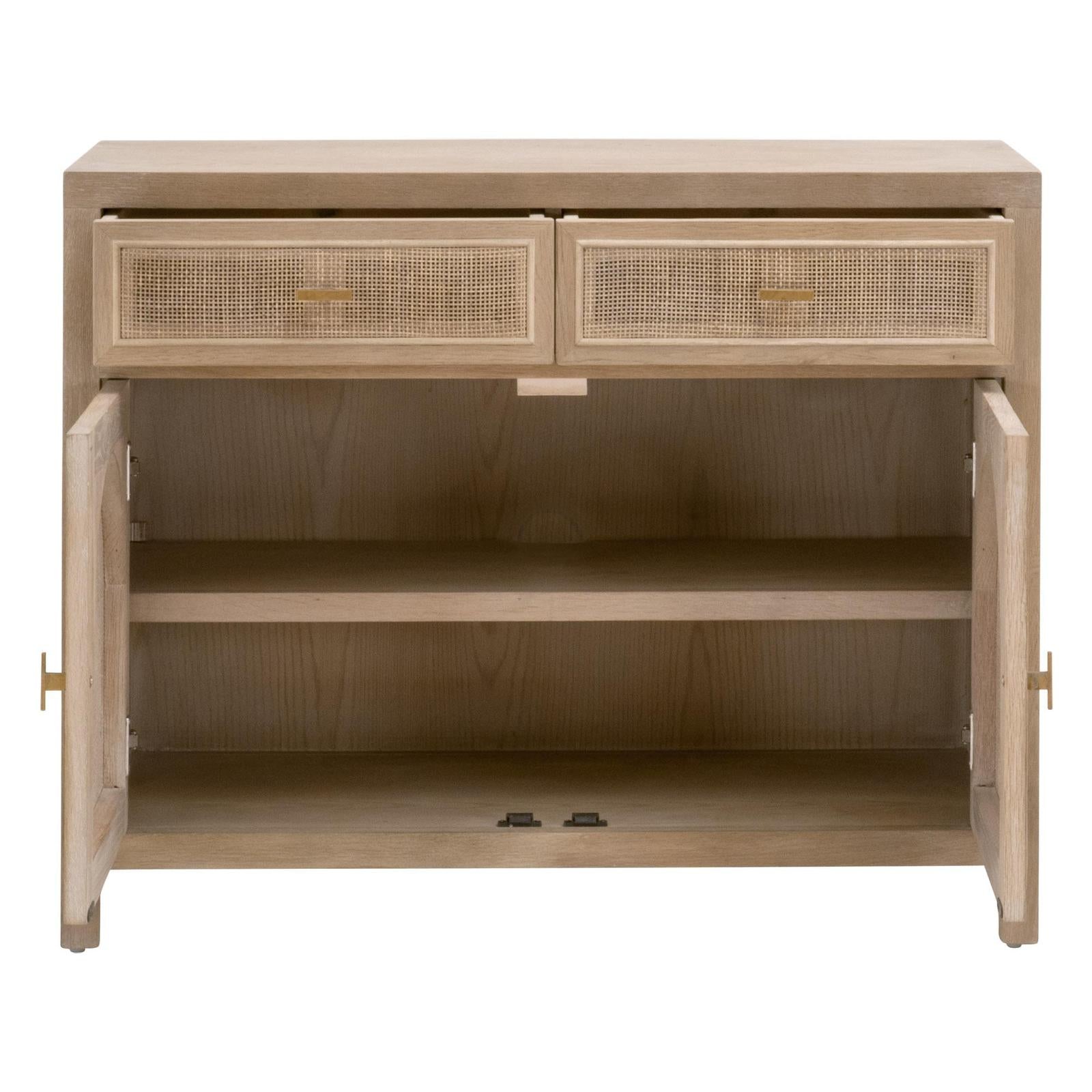 Essentials For Living Cane Media Cabinet