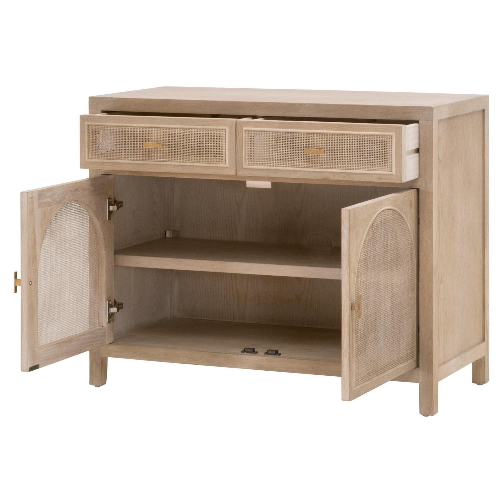 Essentials For Living Cane Media Cabinet