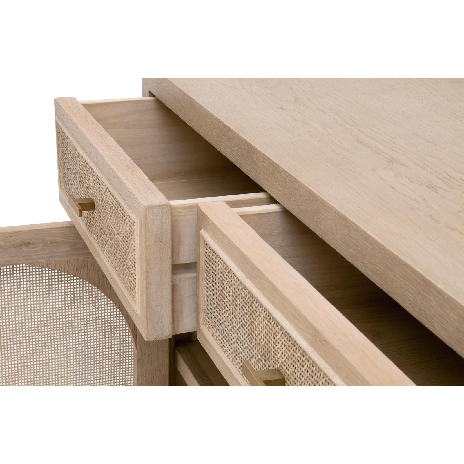 Essentials For Living Cane Media Cabinet