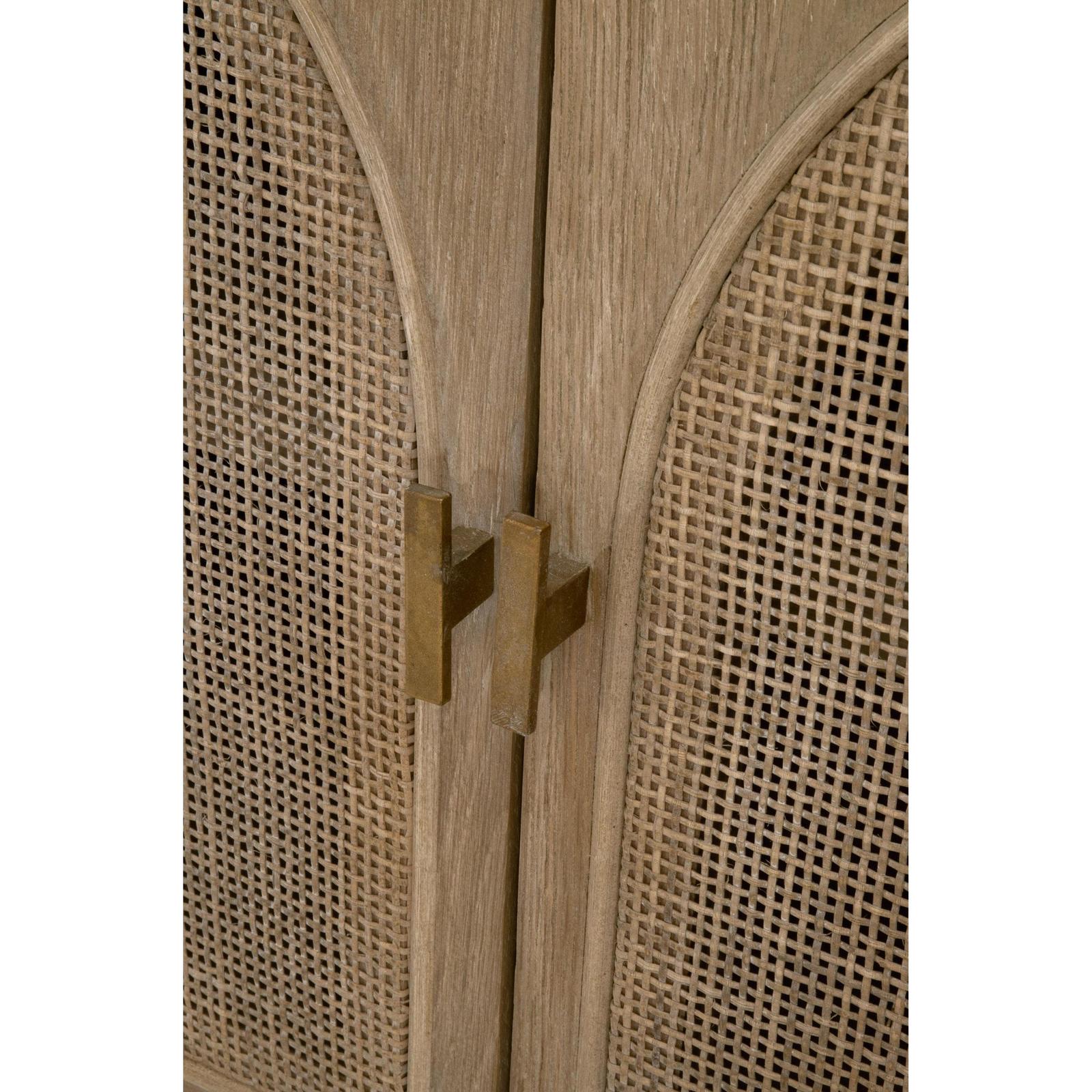 Essentials For Living Cane Media Cabinet