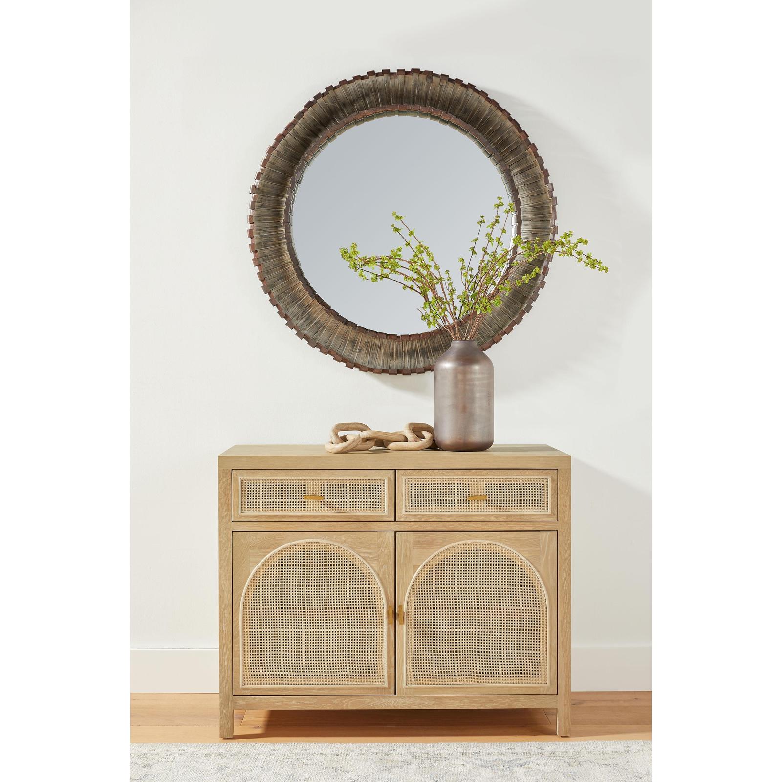 Essentials For Living Cane Media Cabinet