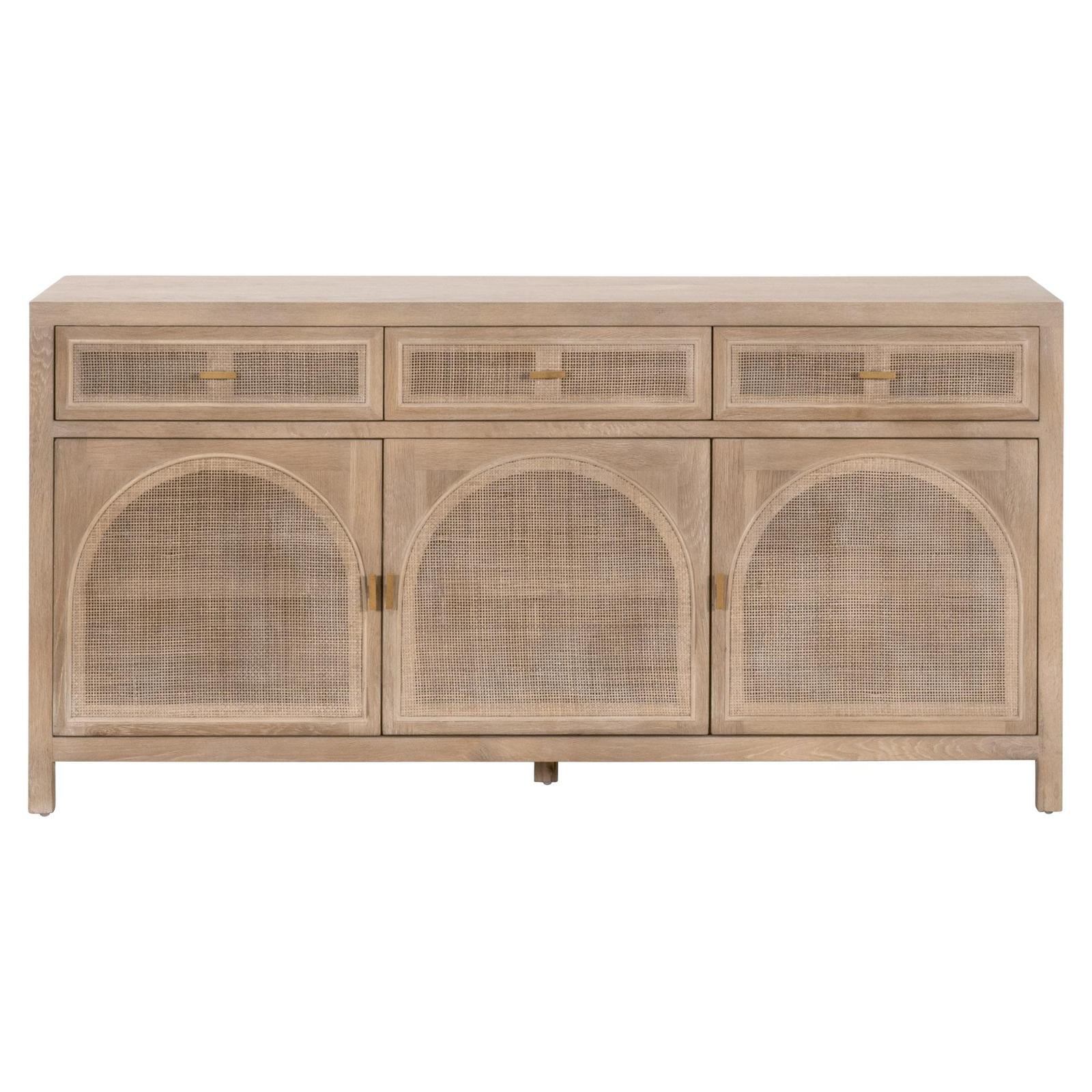 Essentials For Living Cane Media Sideboard