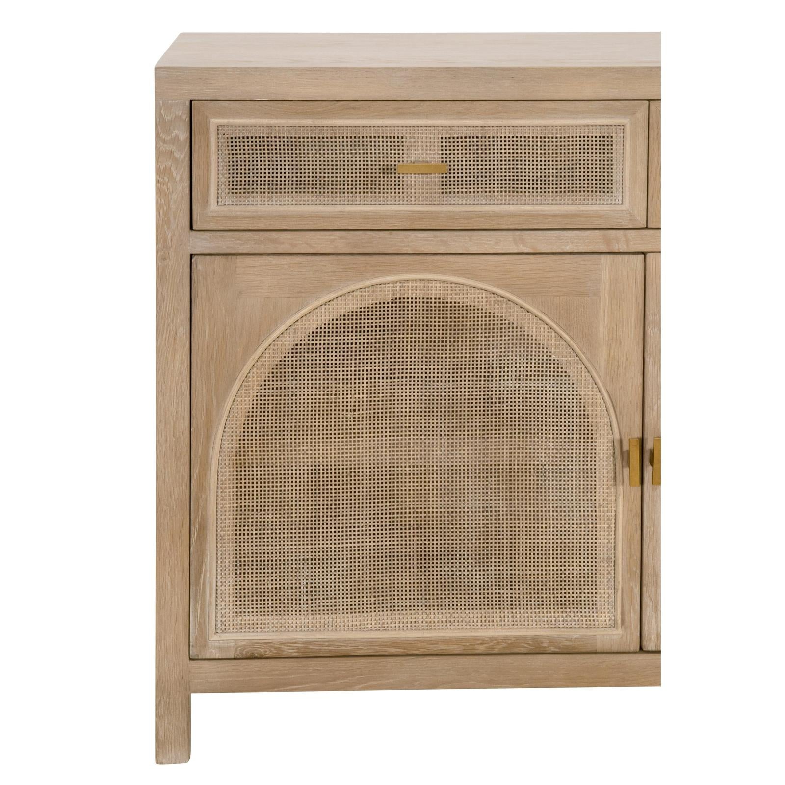 Essentials For Living Cane Media Sideboard