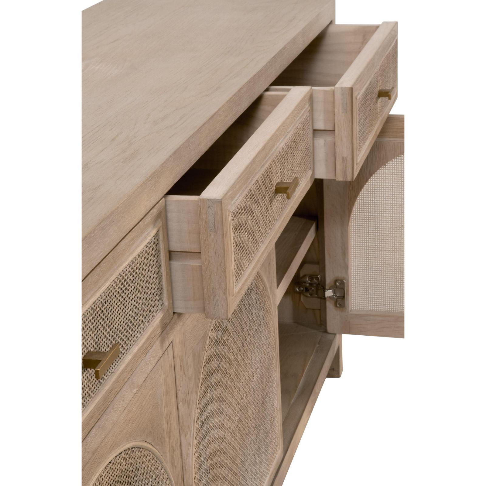 Essentials For Living Cane Media Sideboard