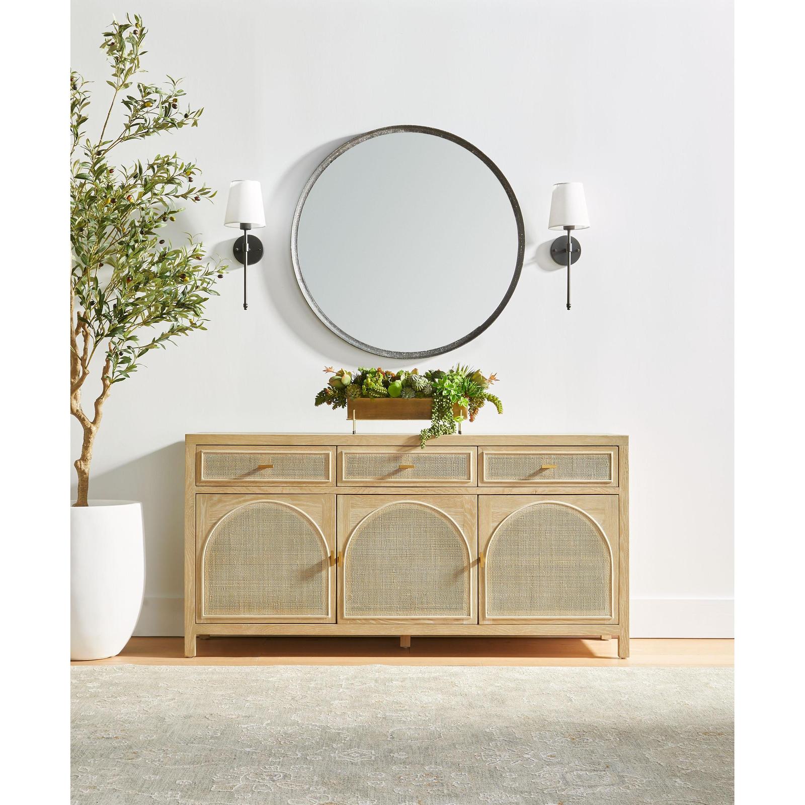 Essentials For Living Cane Media Sideboard