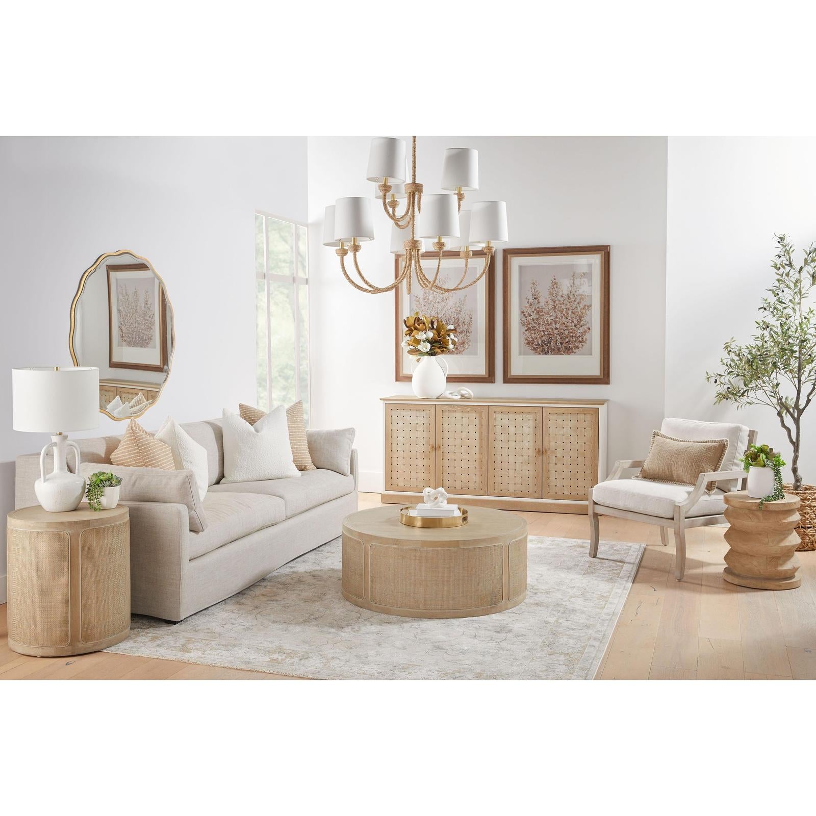 Essentials For Living Cane Coffee Table