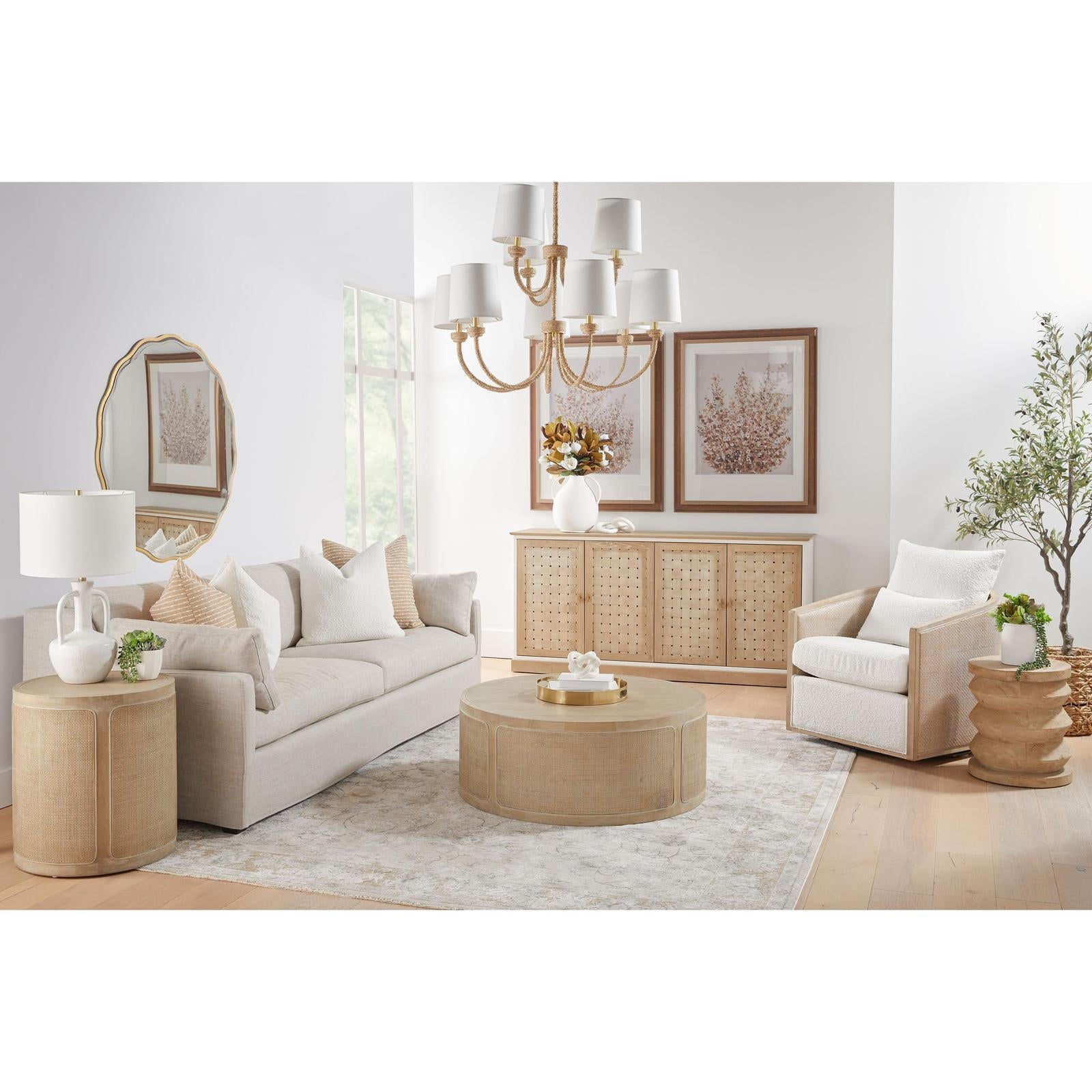 Essentials For Living Cane End Table