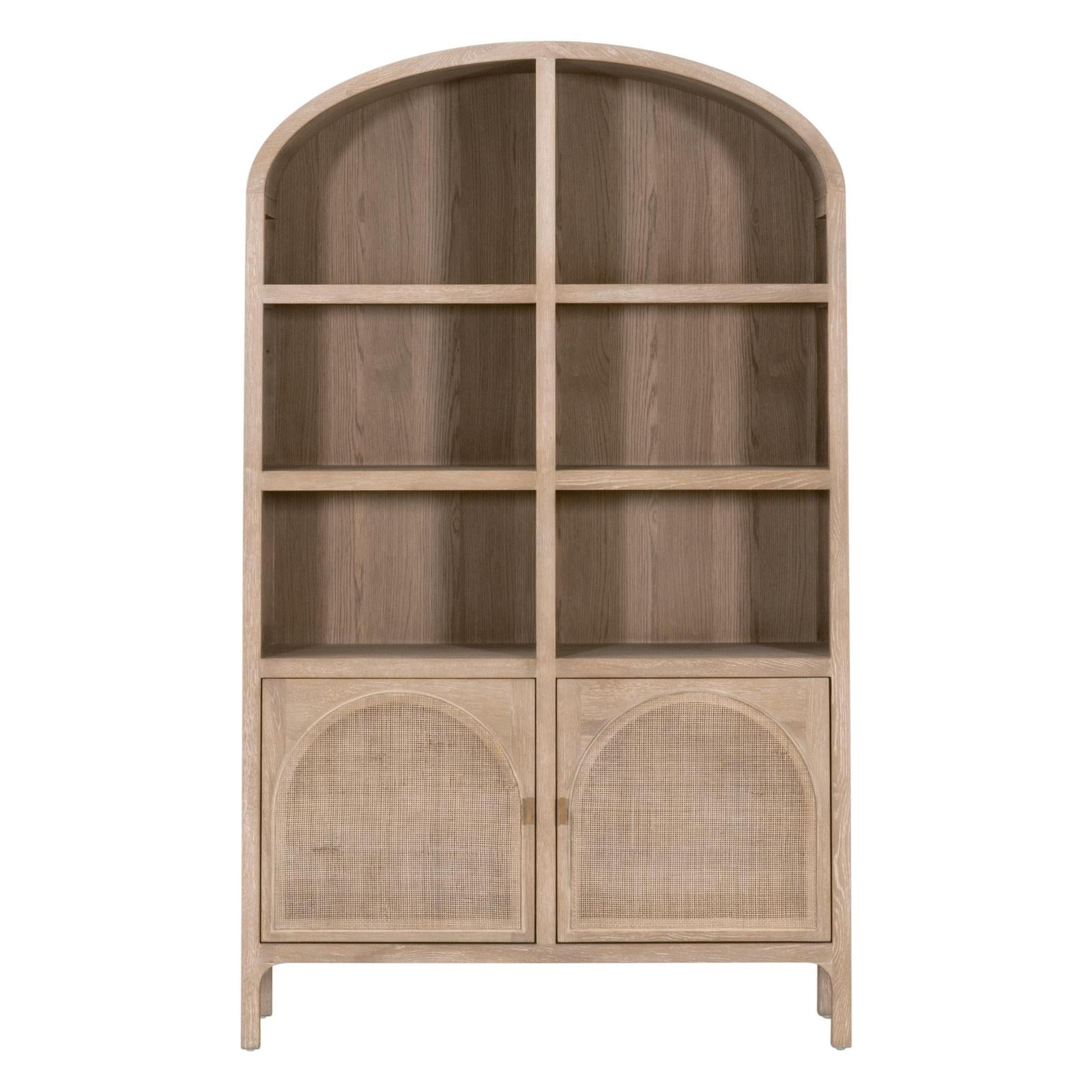 Essentials For Living Cane Storage Bookcase