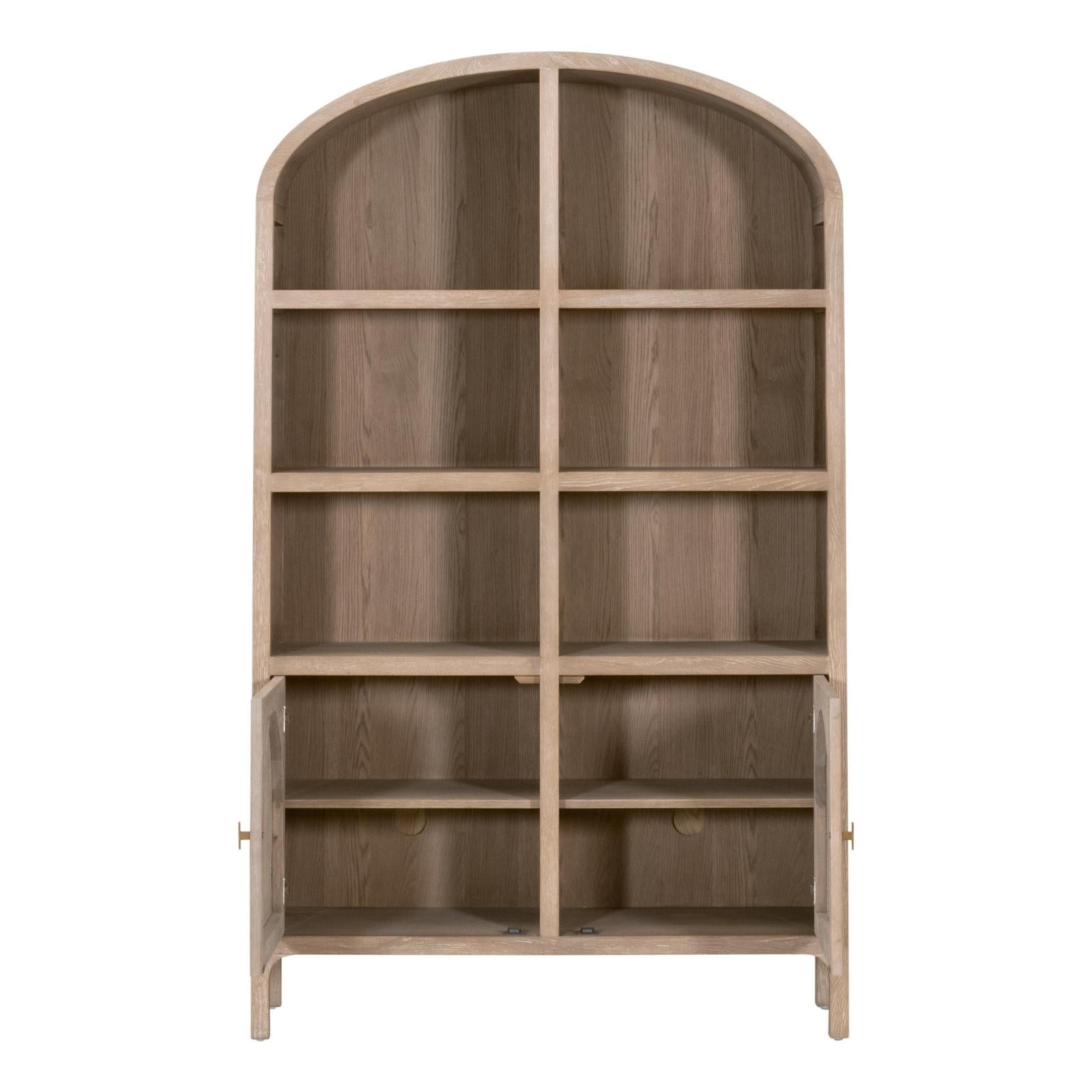 Essentials For Living Cane Storage Bookcase