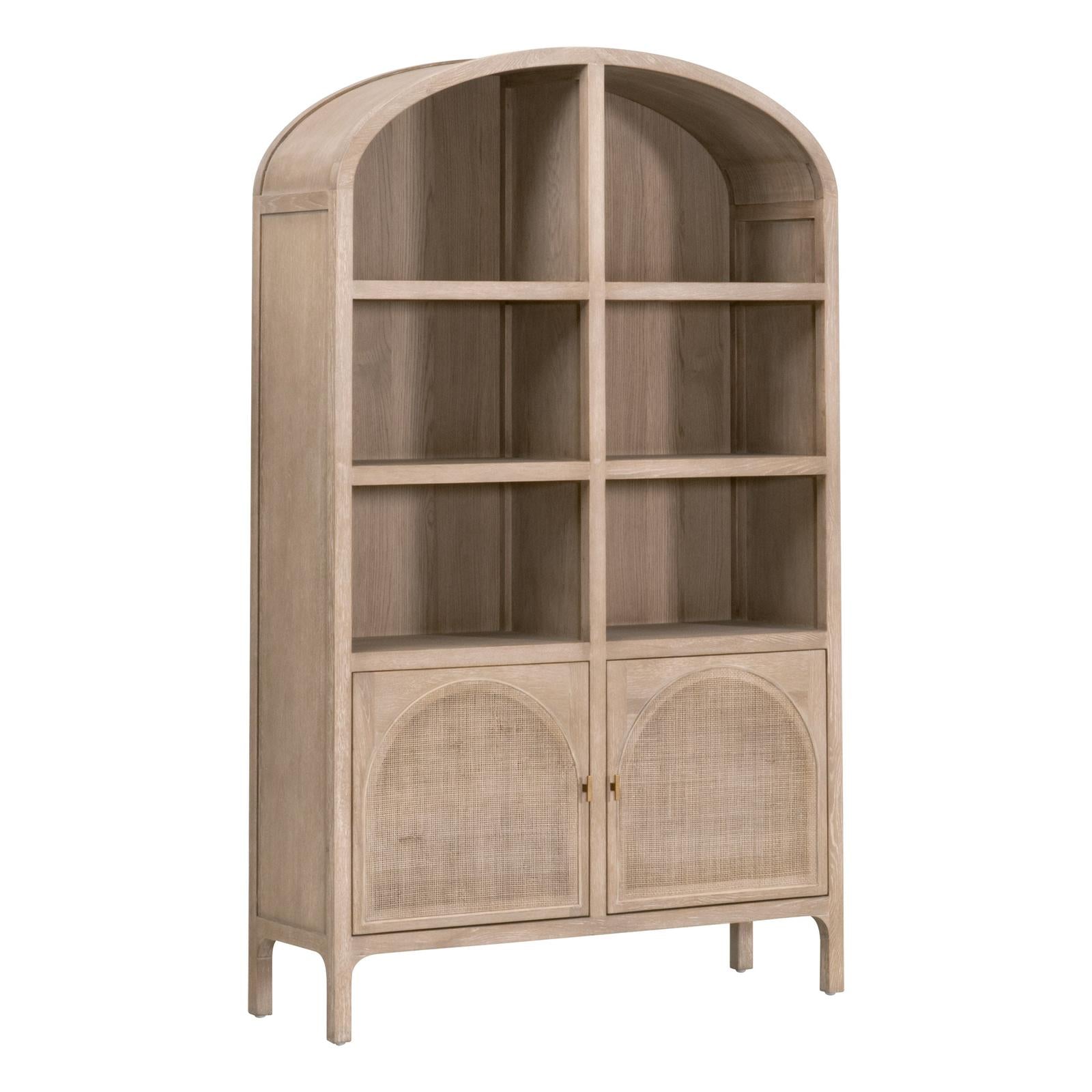 Essentials For Living Cane Storage Bookcase