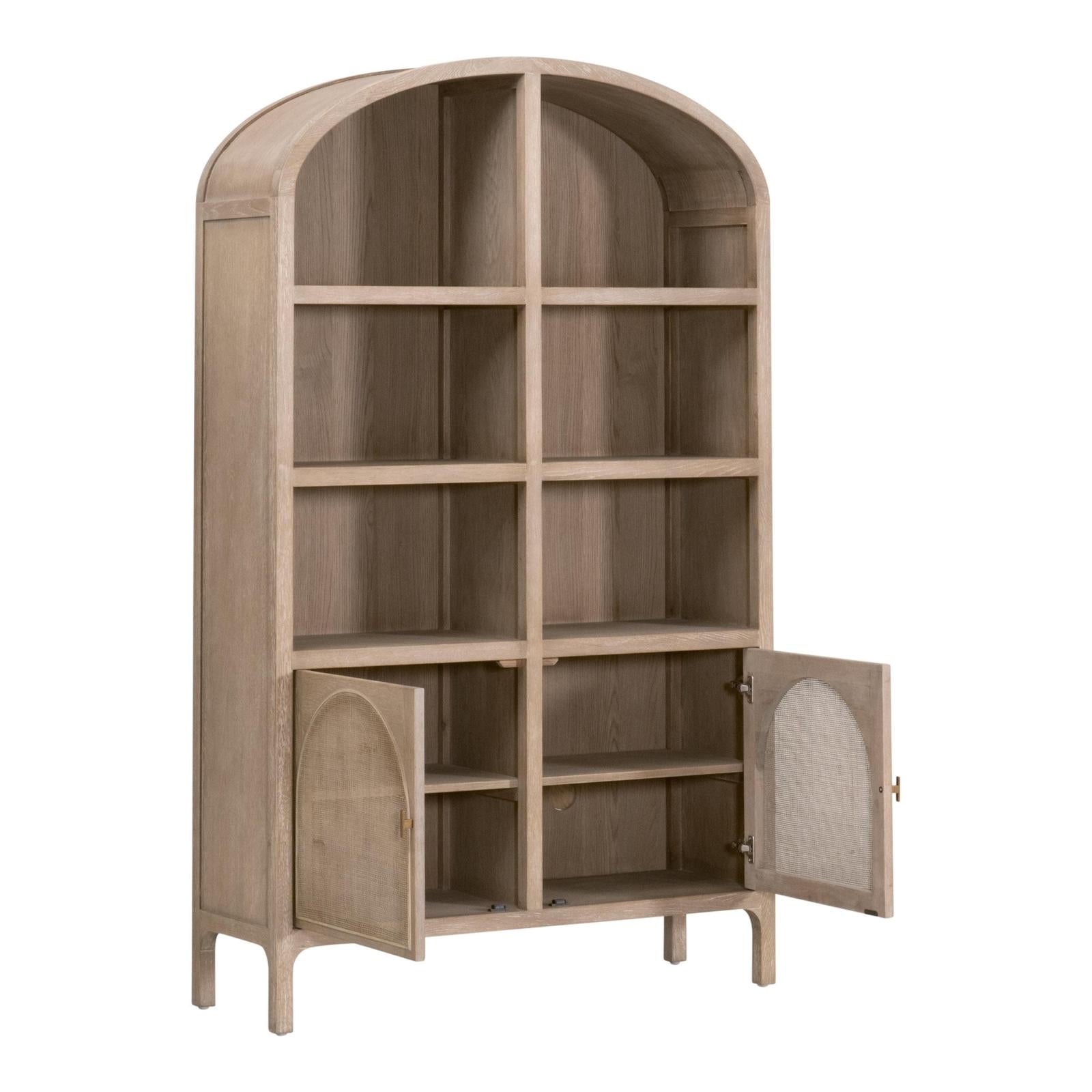 Essentials For Living Cane Storage Bookcase