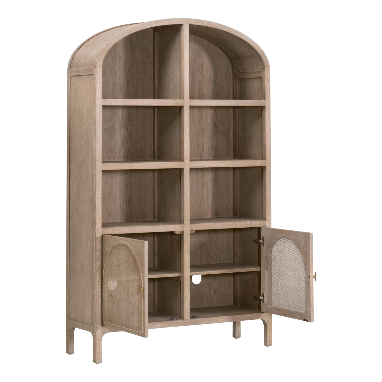 Essentials For Living Cane Storage Bookcase