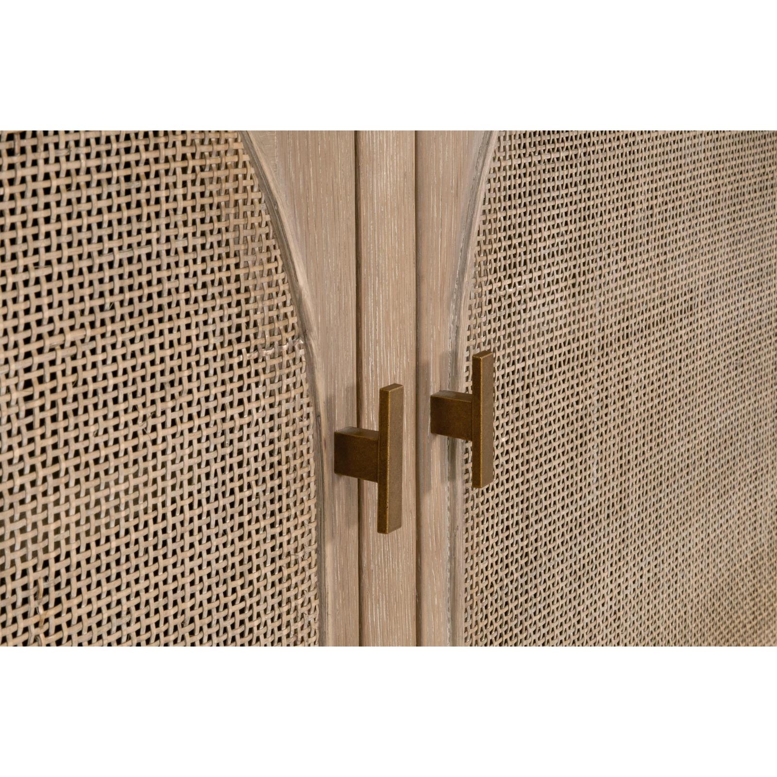 Essentials For Living Cane Storage Bookcase