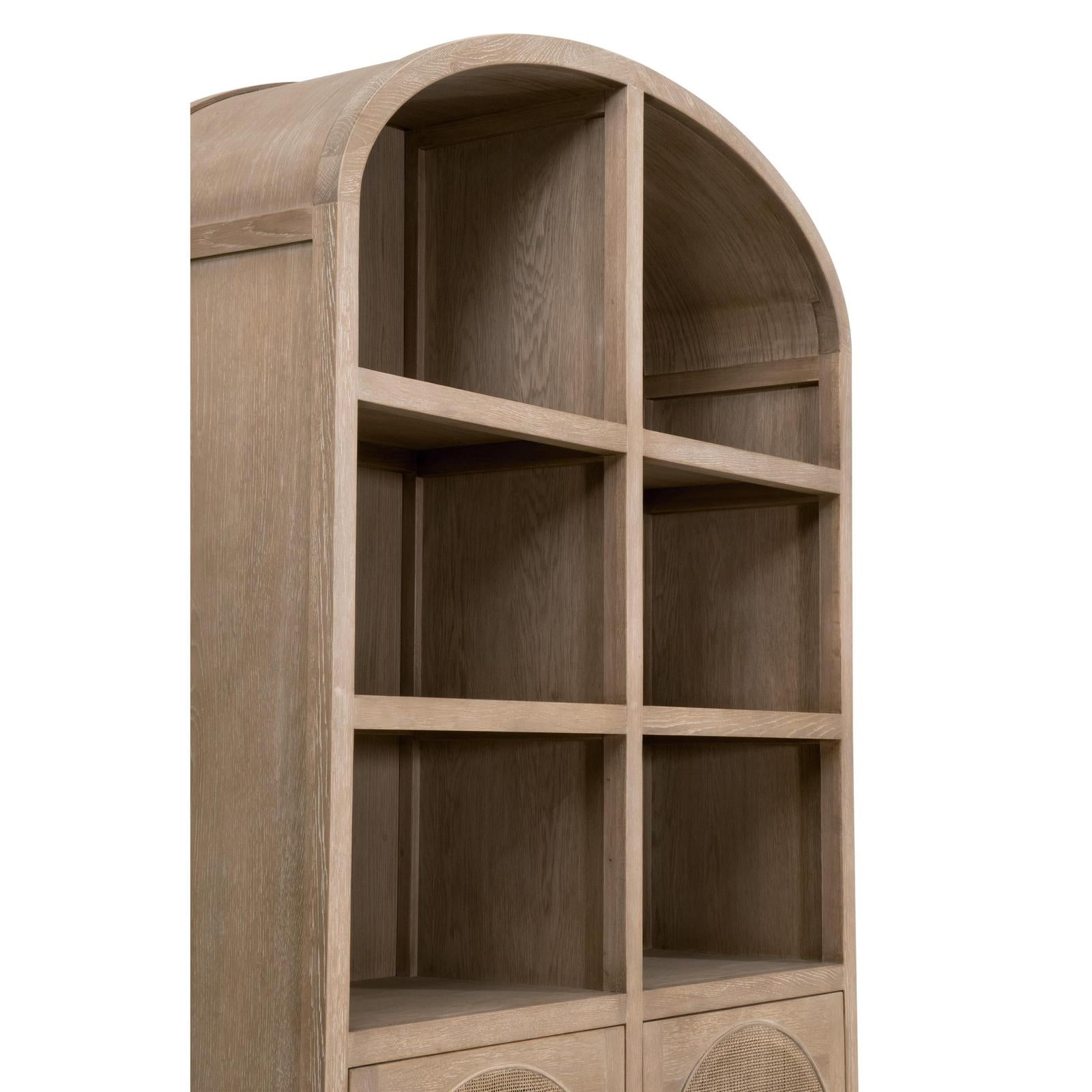 Essentials For Living Cane Storage Bookcase