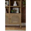 Essentials For Living Cane Storage Bookcase