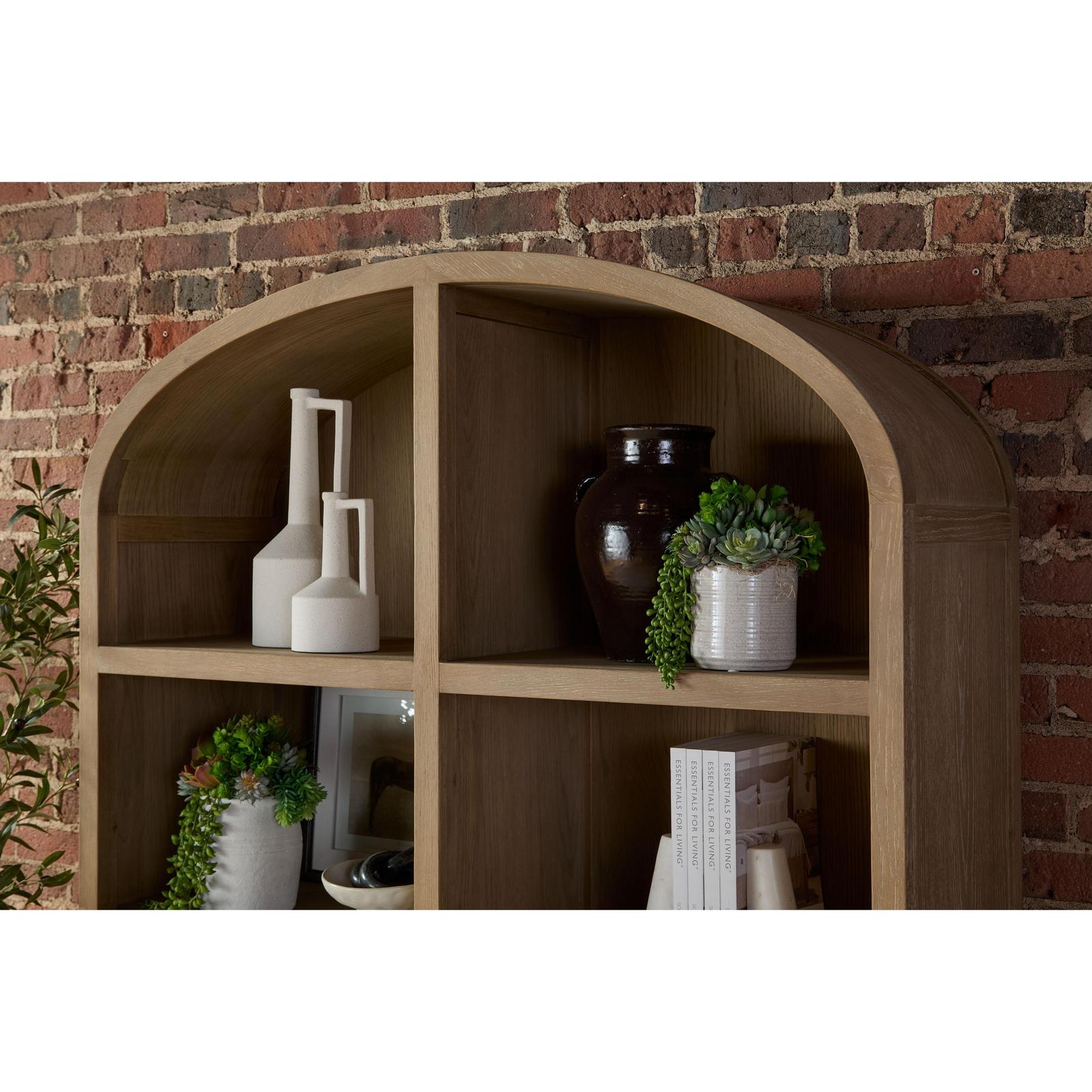 Essentials For Living Cane Storage Bookcase