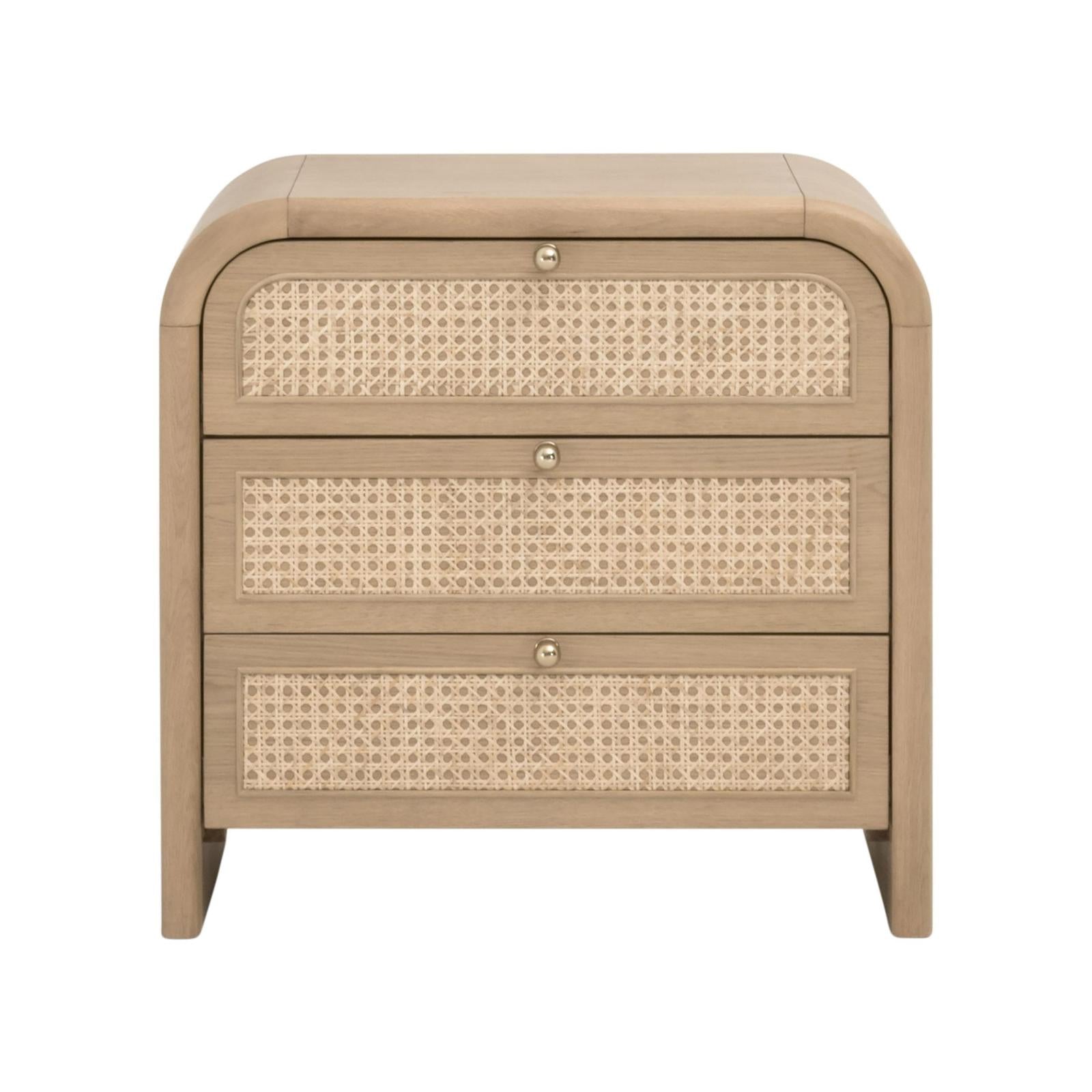 Essentials For Living Cannes 3-Drawer Nightstand