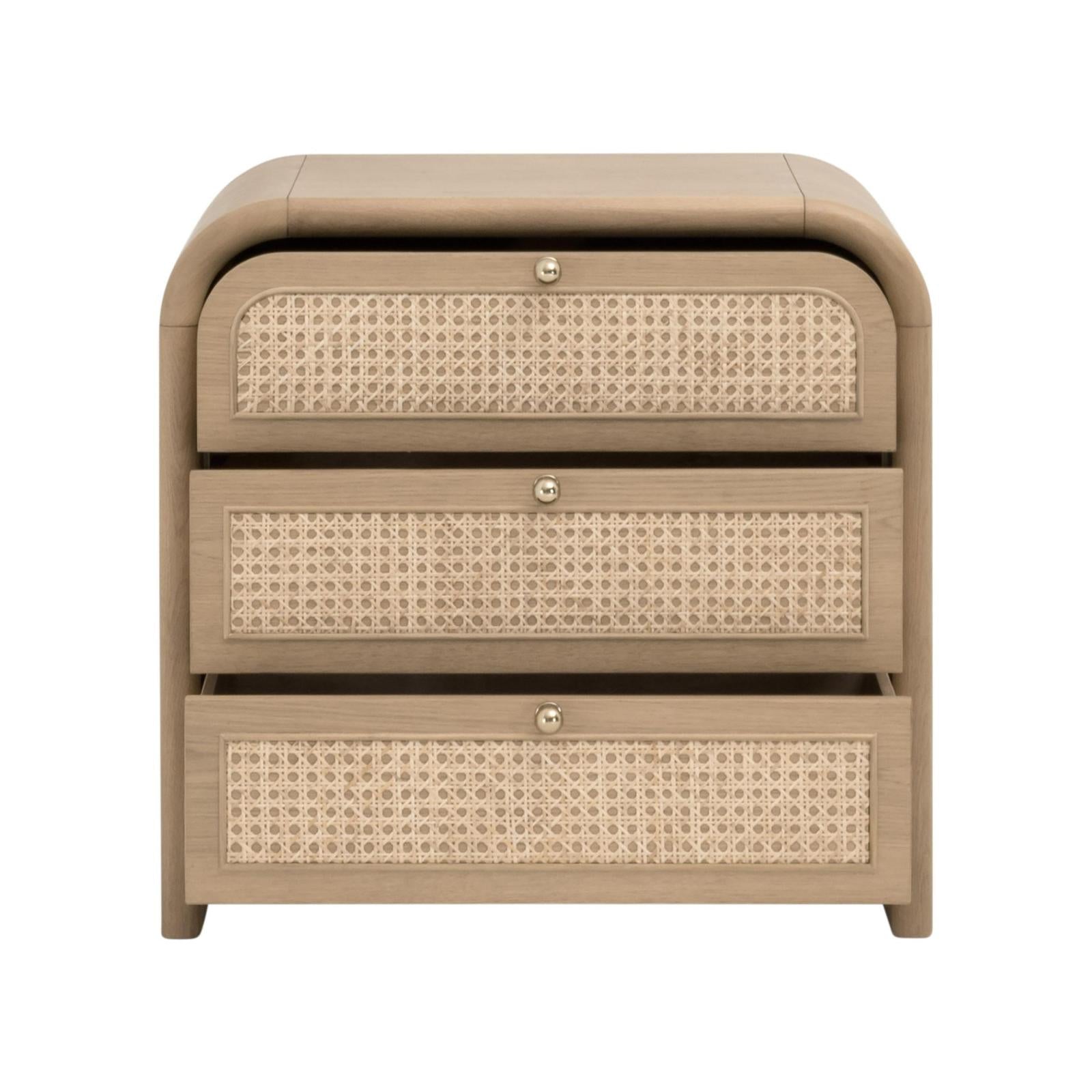 Essentials For Living Cannes 3-Drawer Nightstand