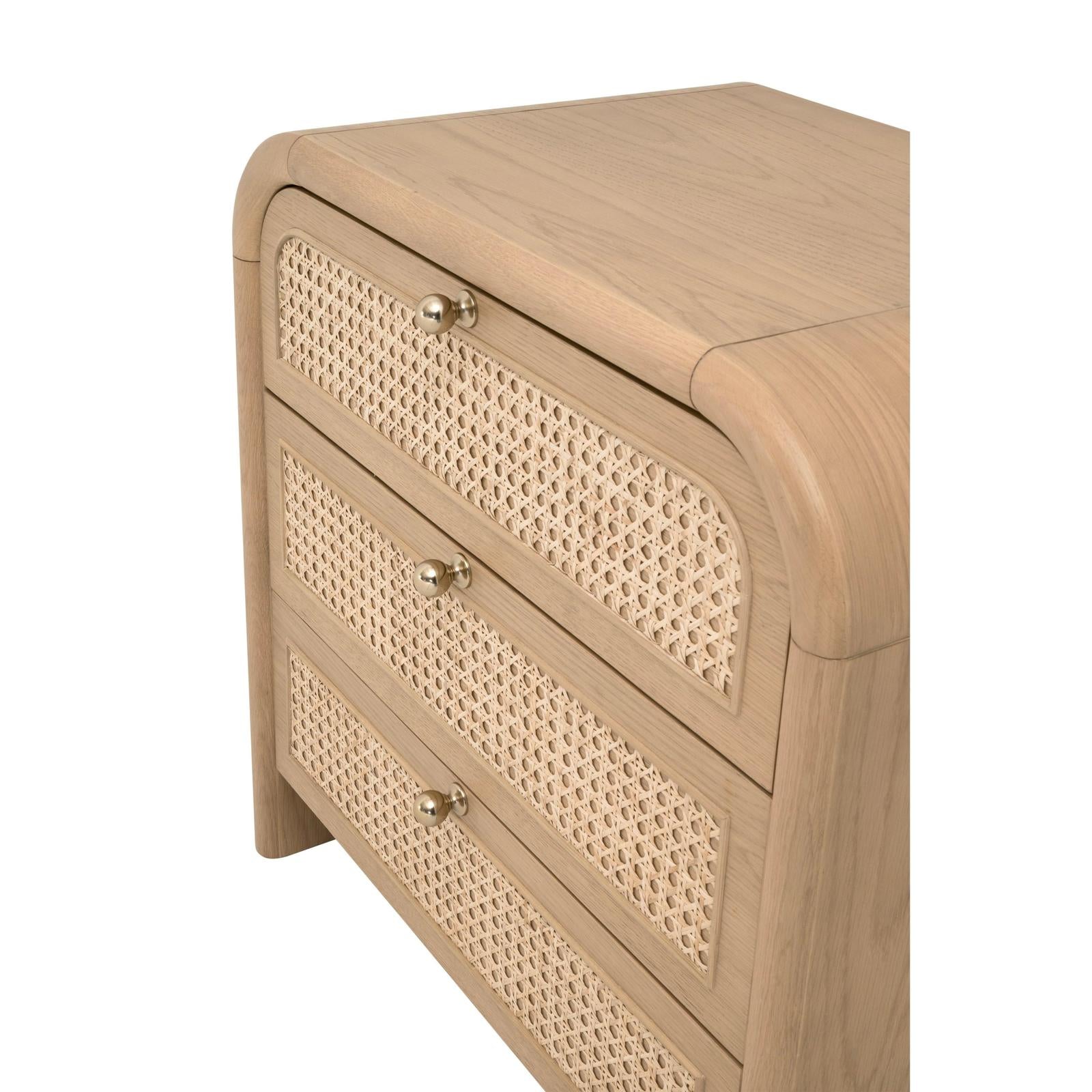 Essentials For Living Cannes 3-Drawer Nightstand