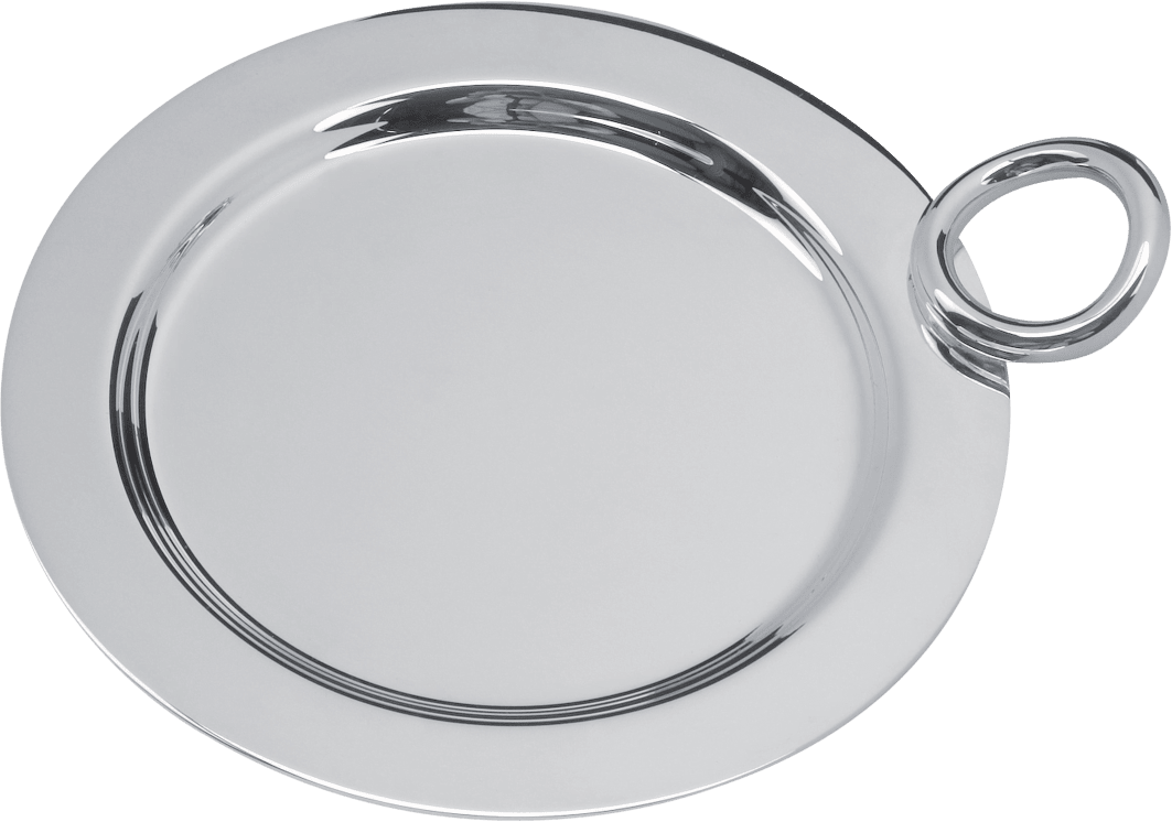 Christofle Vertigo Silver-Plated Bottle/Carafe Coaster Tray
