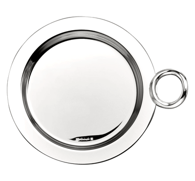 Christofle Vertigo Silver-Plated Bottle/Carafe Coaster Tray