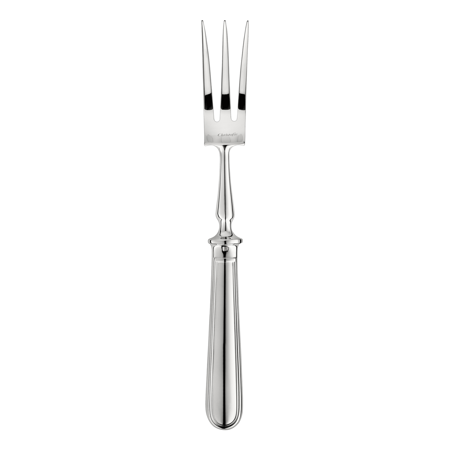 Christofle Albi Silver Plated Carving Fork