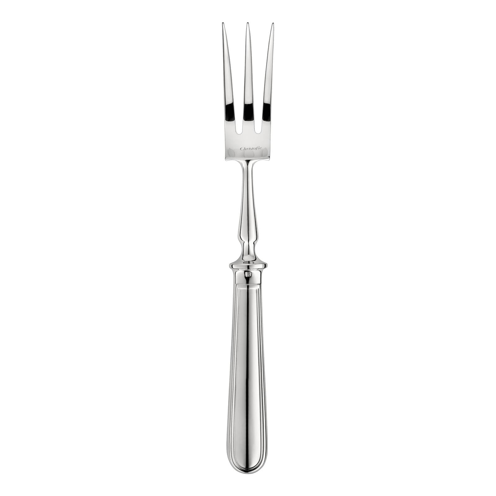 Christofle Albi Silver Plated Carving Fork