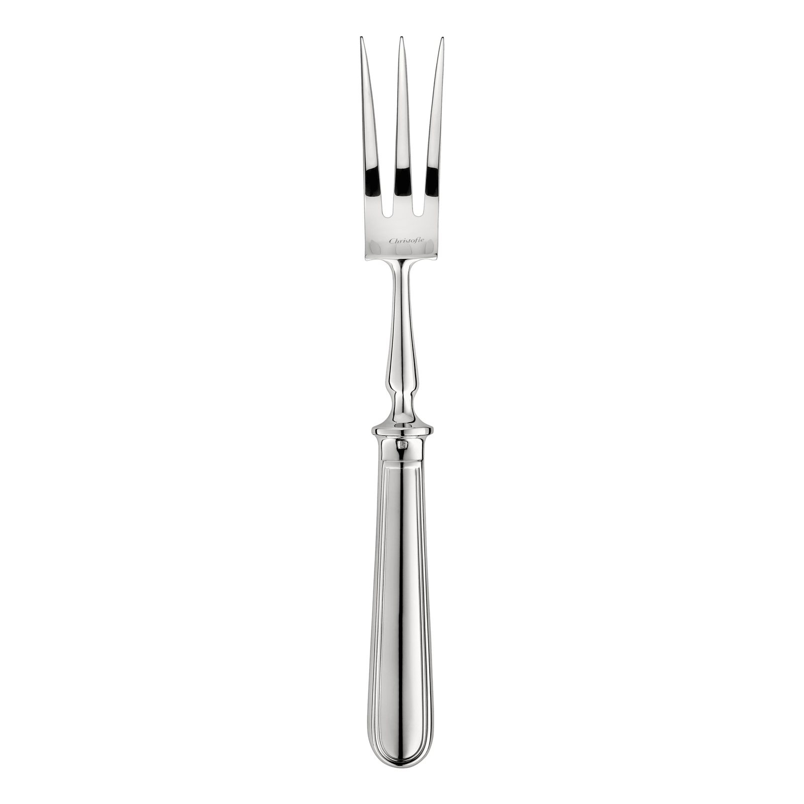 Christofle Albi Silver Plated Carving Fork