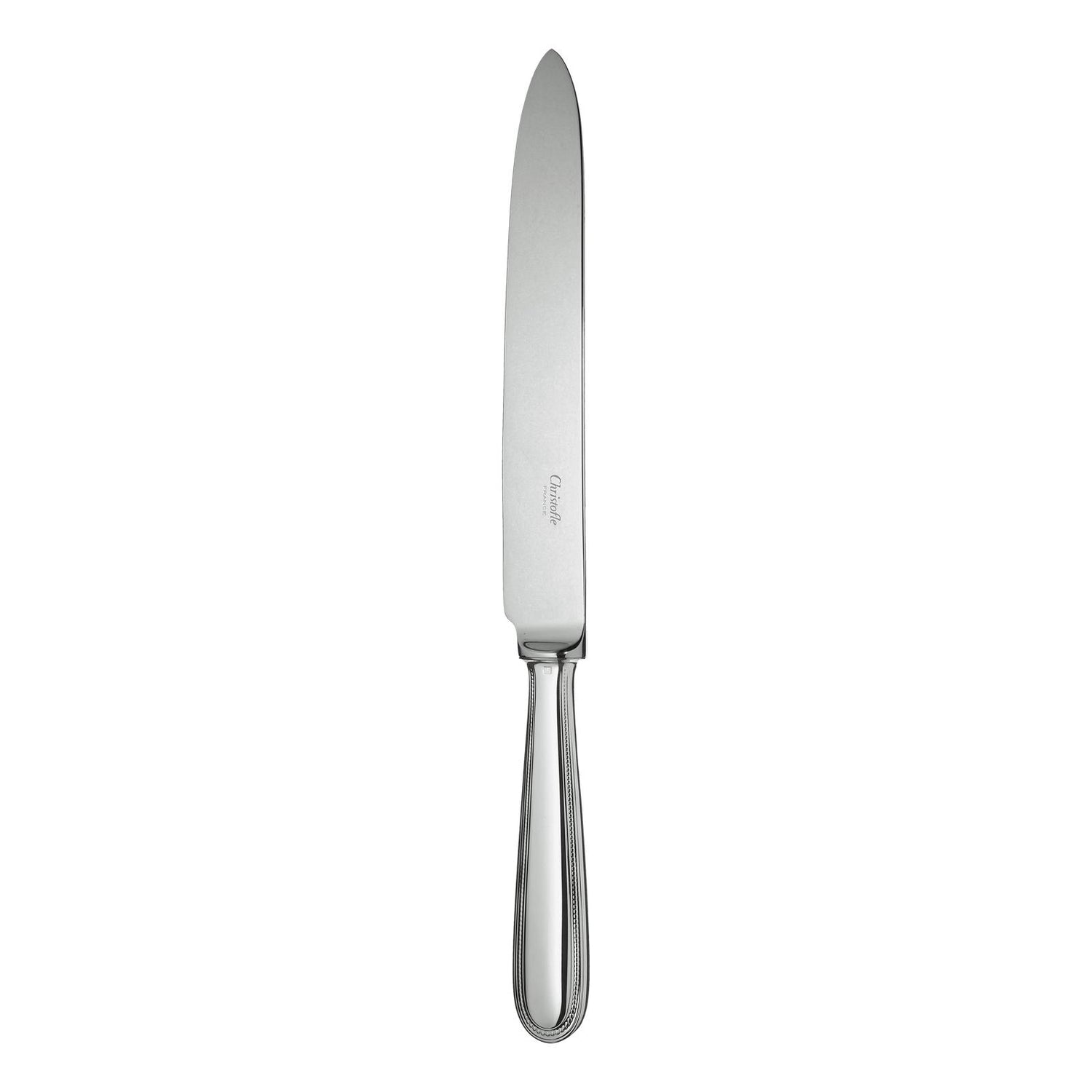 Christofle Perles Silver Plated Carving Knife