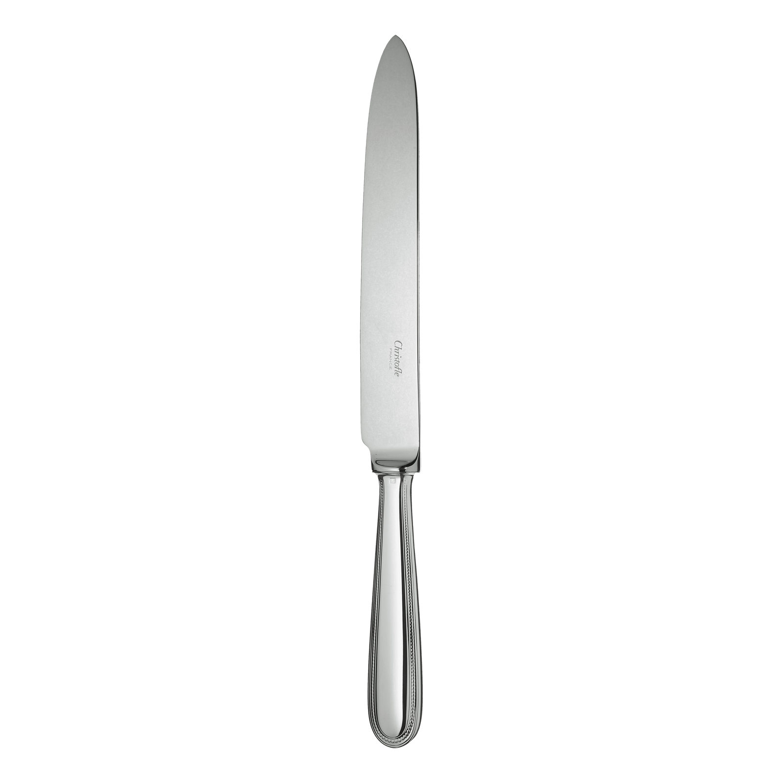 Christofle Perles Silver Plated Carving Knife