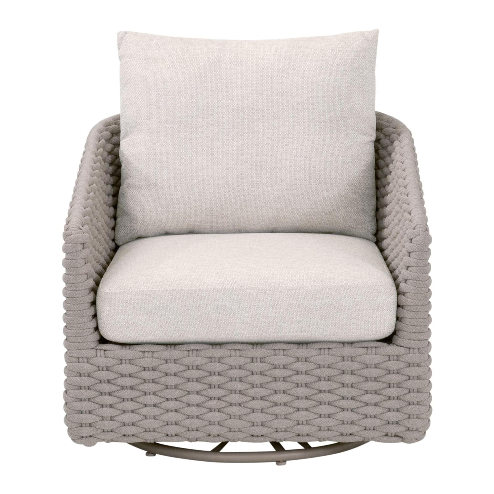 Essentials For Living Caspian Outdoor Swivel Rocker Sofa Chair