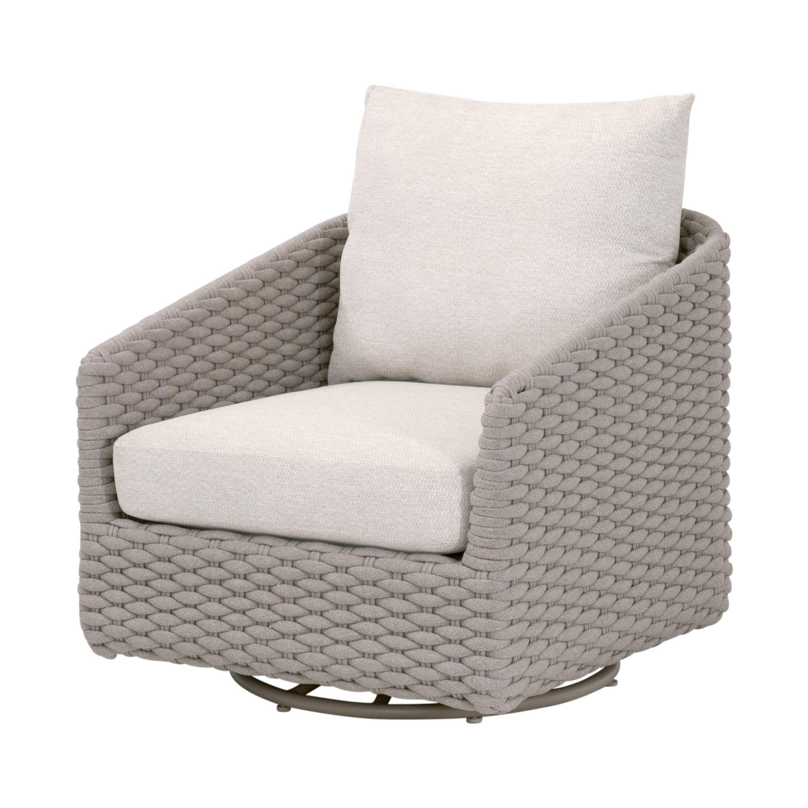 Essentials For Living Caspian Outdoor Swivel Rocker Sofa Chair