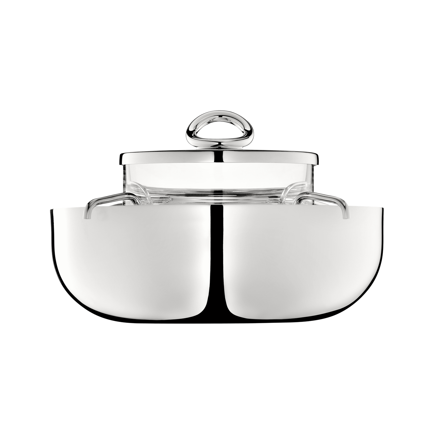 Christofle Vertigo Large Silver-Plated Caviar Serving Set