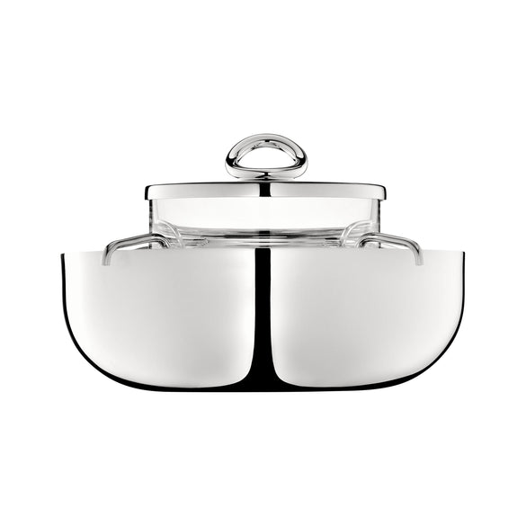 Christofle Vertigo Large Silver-Plated Caviar Serving Set