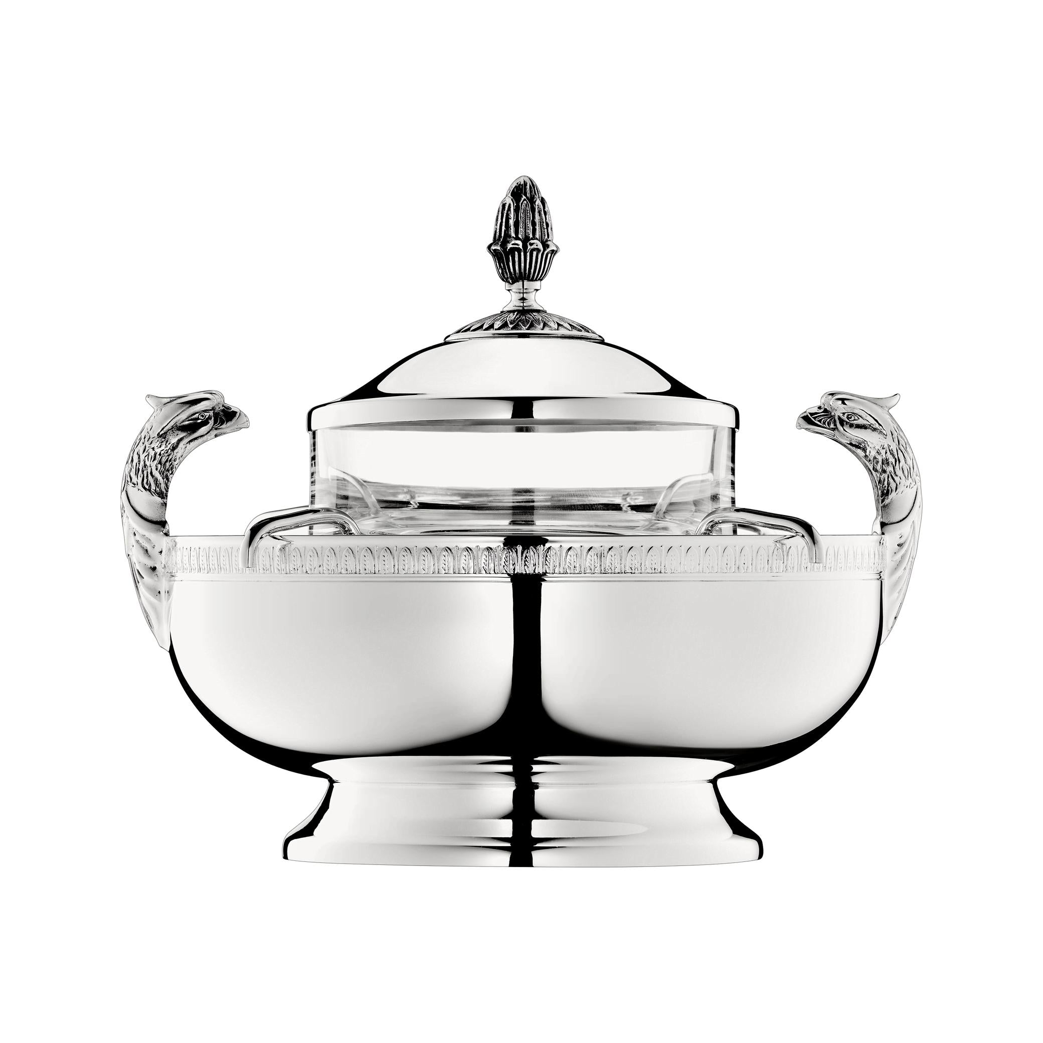Christofle Malmaison Silver-Plated Caviar Serving Set