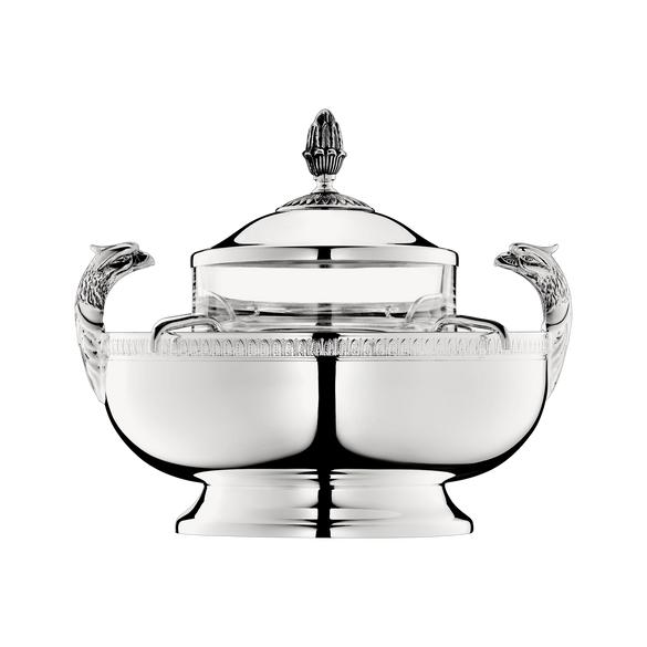 Christofle Malmaison Silver-Plated Caviar Serving Set