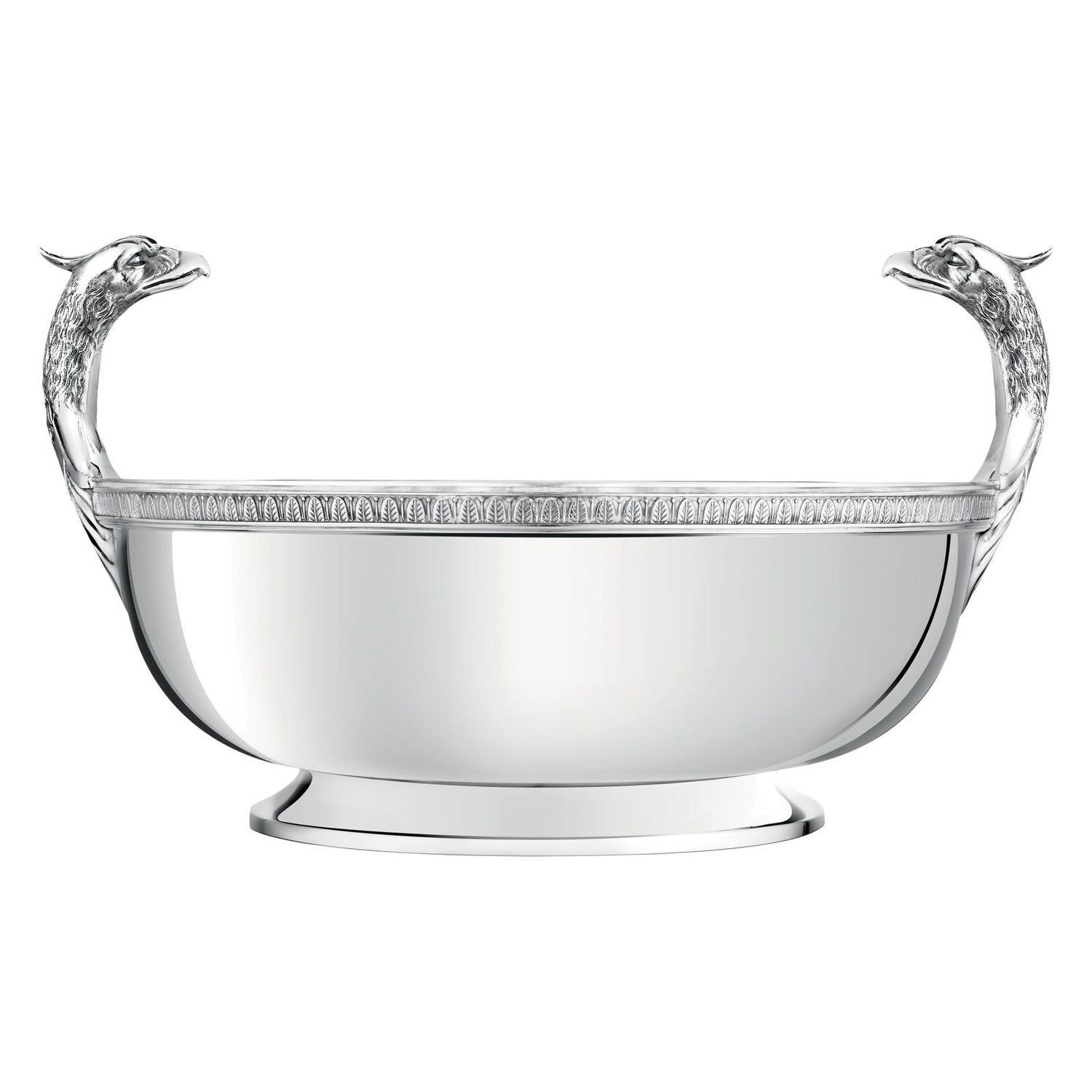 Christofle Malmaison Silver Plated Bowl "Tête D'Aigle" 23 Cm
