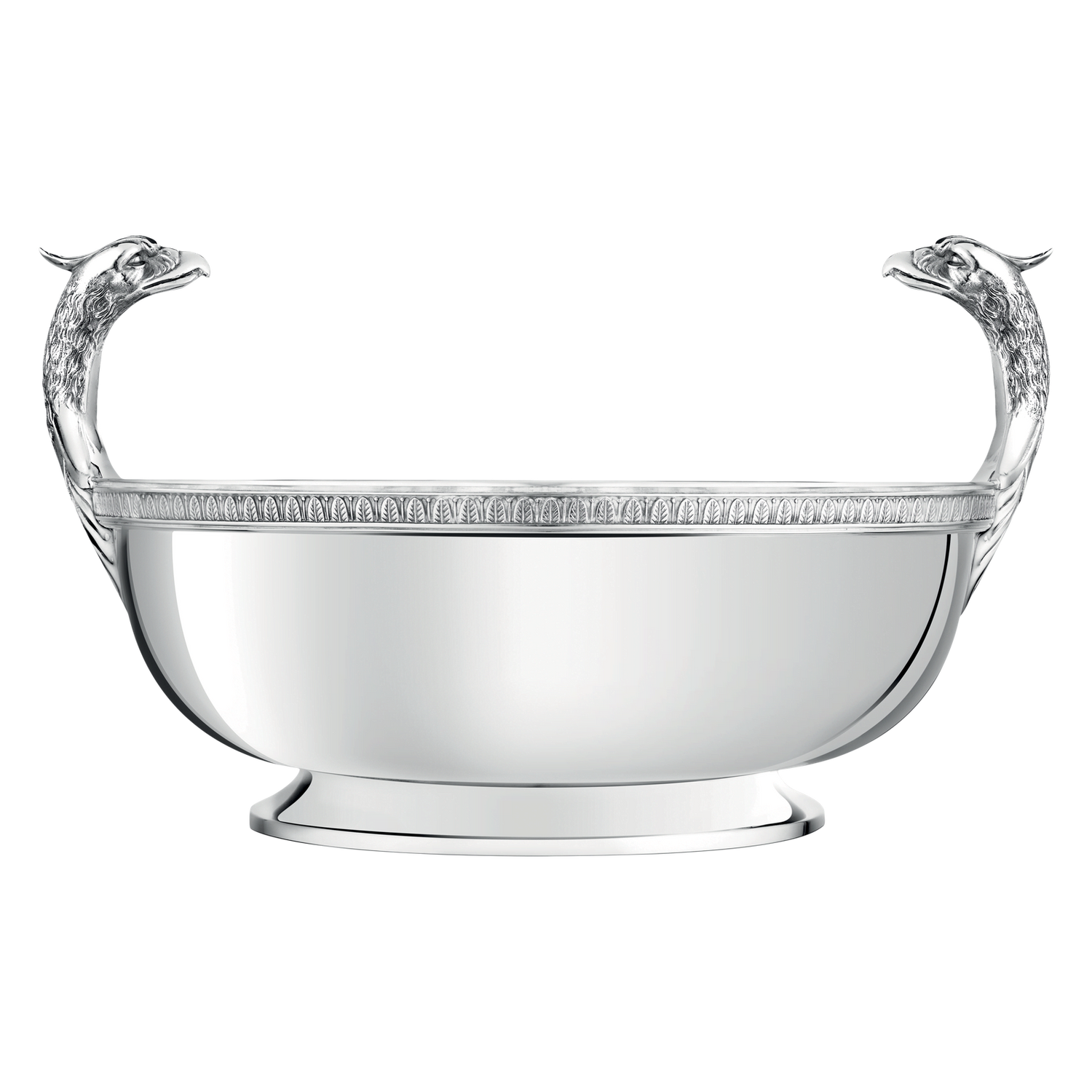 Christofle Malmaison Silver Plated Bowl "Tête D'Aigle" 23 Cm