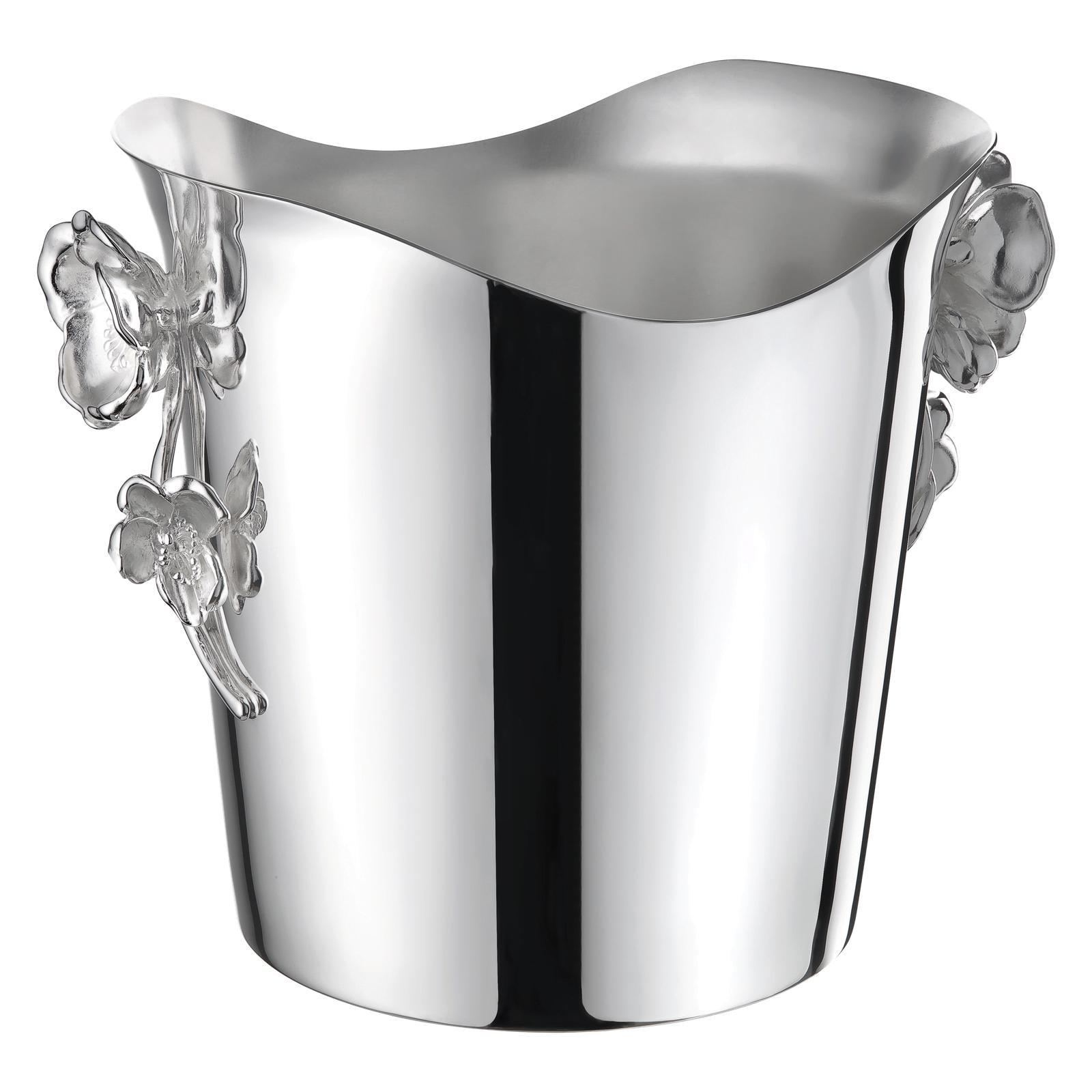 Christofle Anémone Silver Plated Champagne Bucket