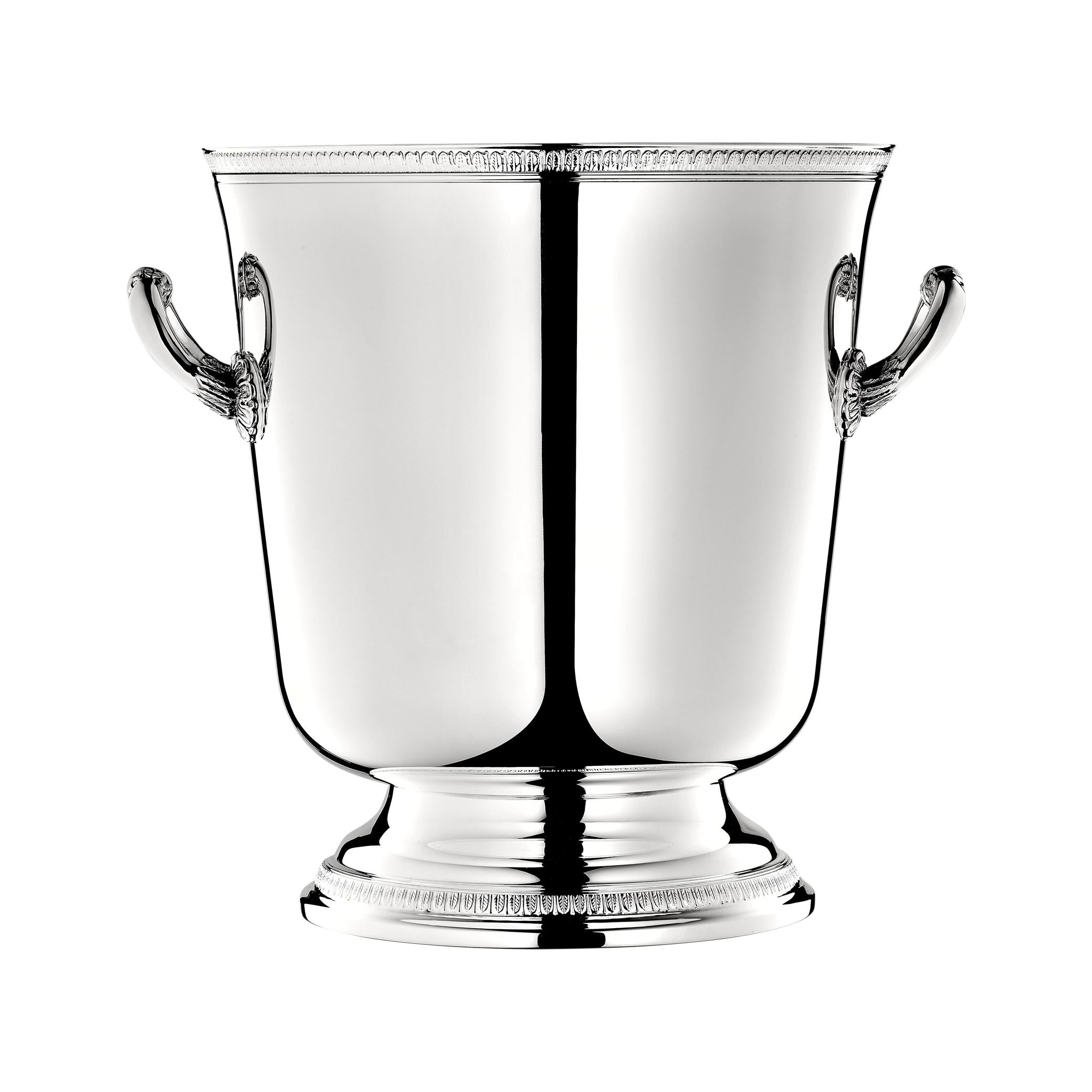 Christofle Malmaison Silver-Plated Champagne Cooler Bucket