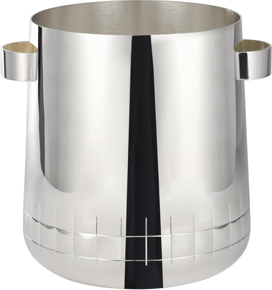 Christofle Graphik Silver-Plated Cooler