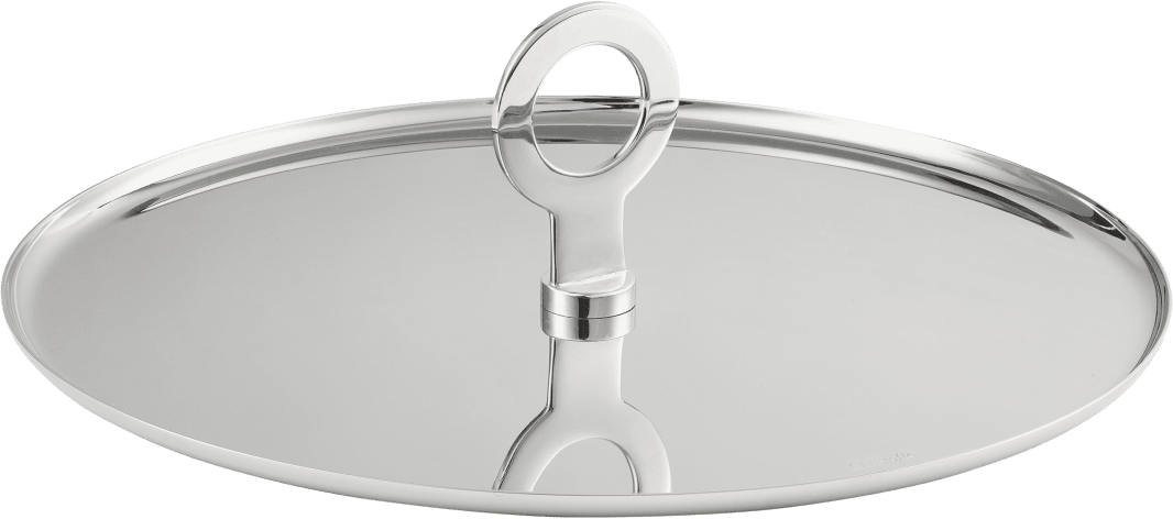 Christofle Oh De Christofle Stainless Steel Appetizer Plate