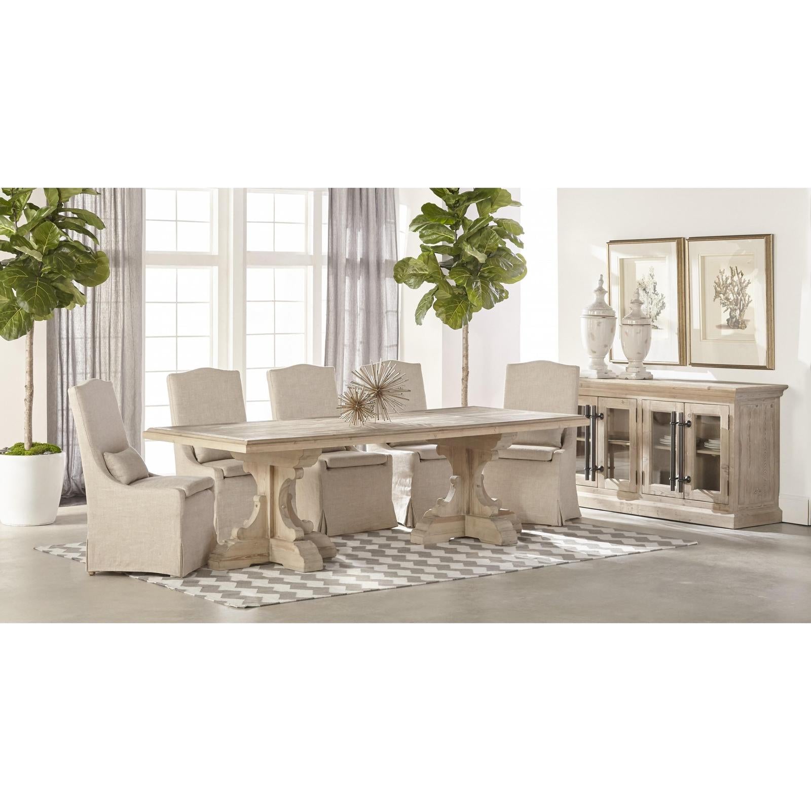 Essentials For Living Colette Slipcover Dining Chair Set of 2