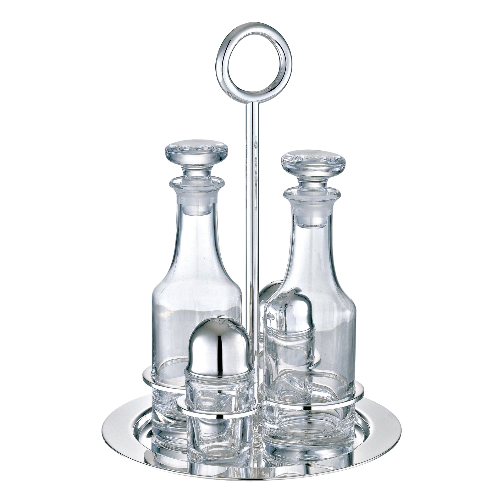Christofle Vertigo Silver Plated Condiments - Set of 4