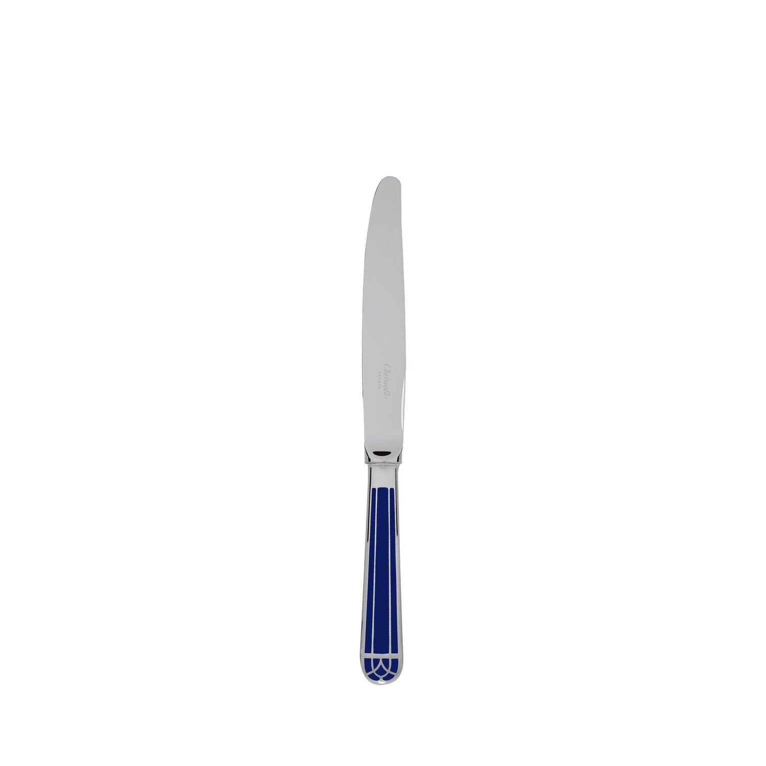 Christofle Talisman Silver Plated Dessert Knife Blue