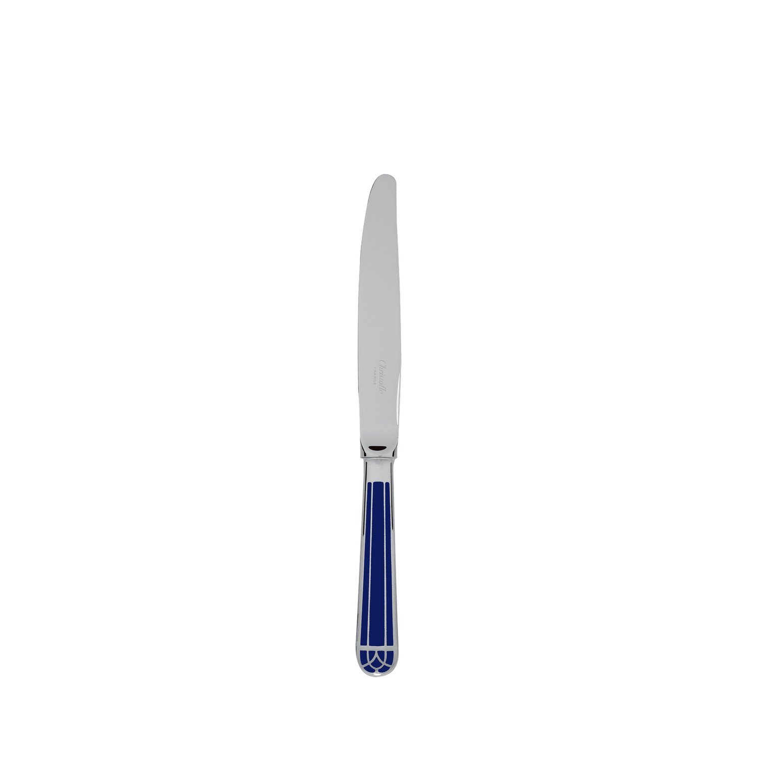 Christofle Talisman Silver Plated Dessert Knife Blue